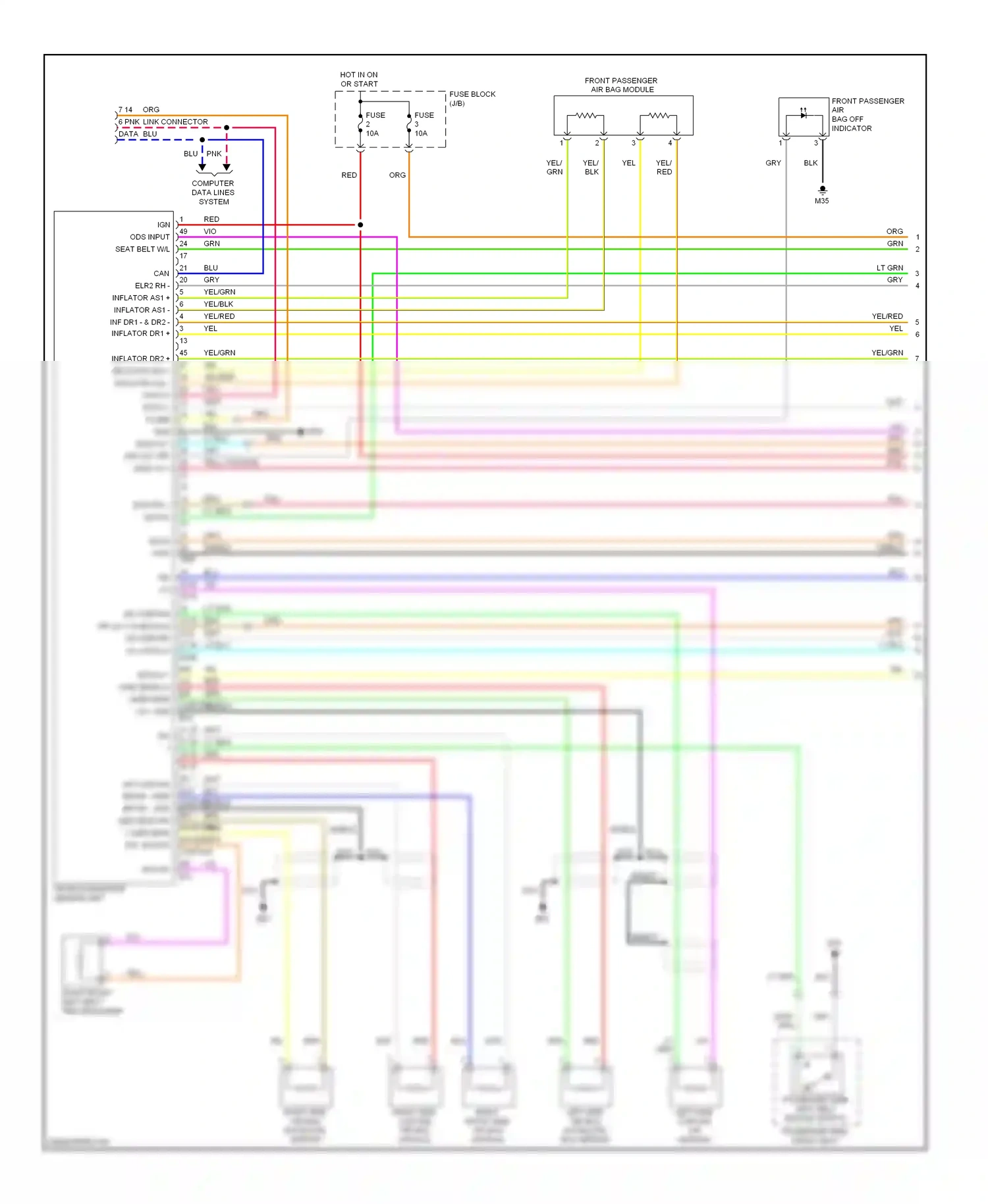 Wiring diagram nca for Nissan Rogue I (2007-2010) (24 of 25)