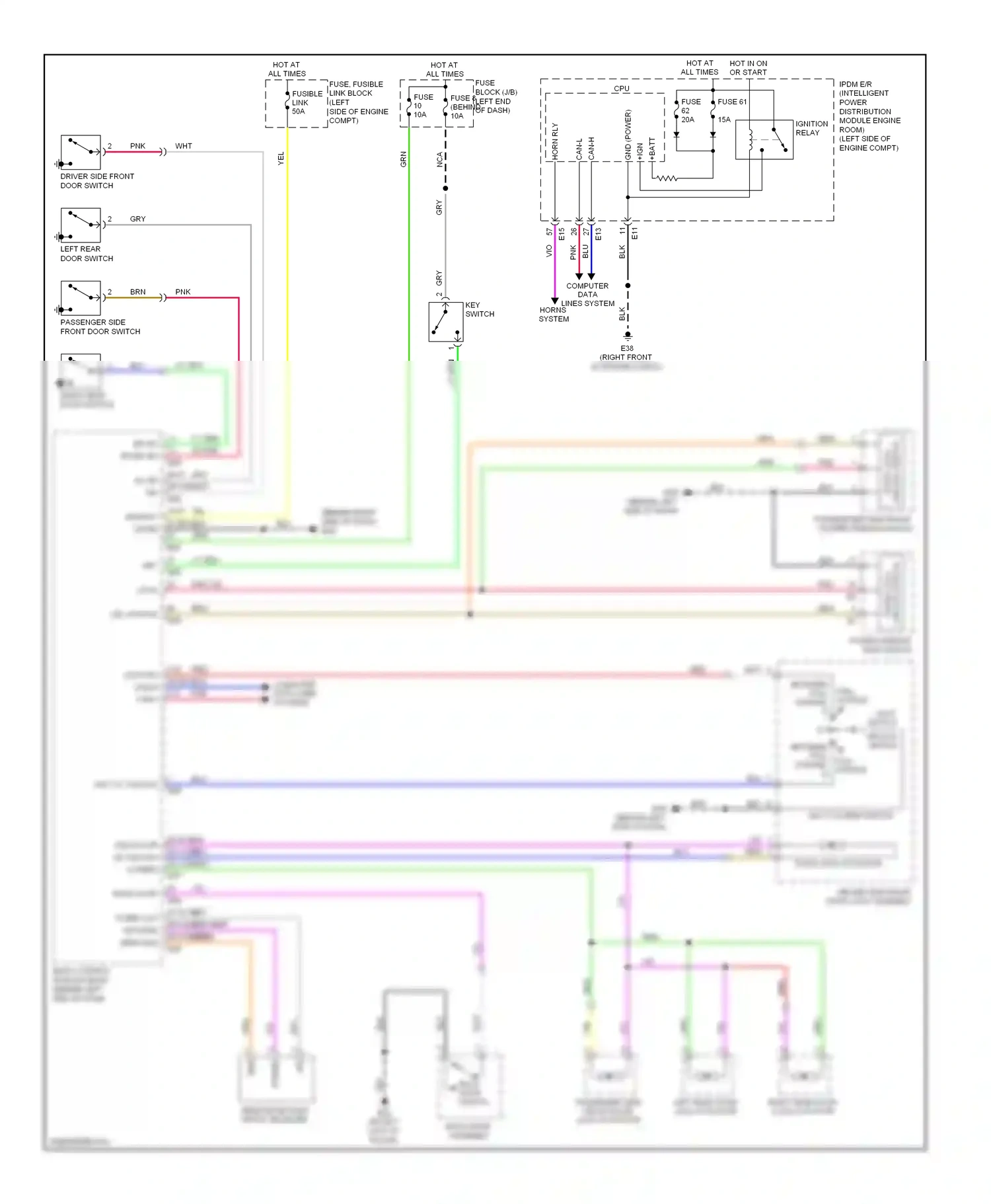 Wiring diagram nca for Nissan Rogue I (2007-2010) (20 of 25)