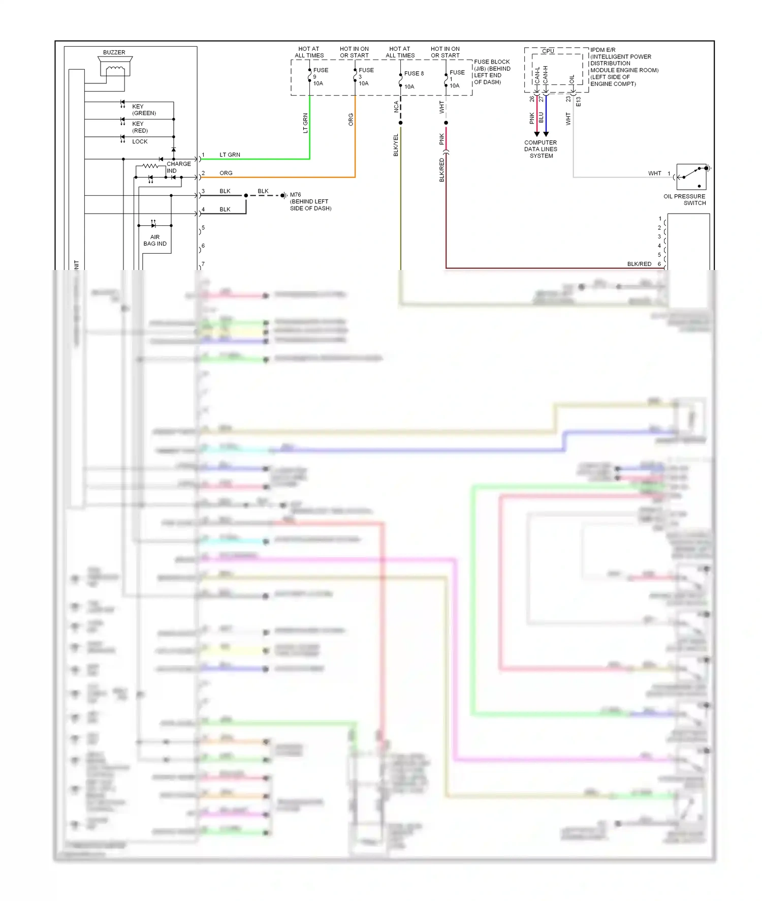 Wiring diagram nca for Nissan Rogue I (2007-2010) (6 of 25)