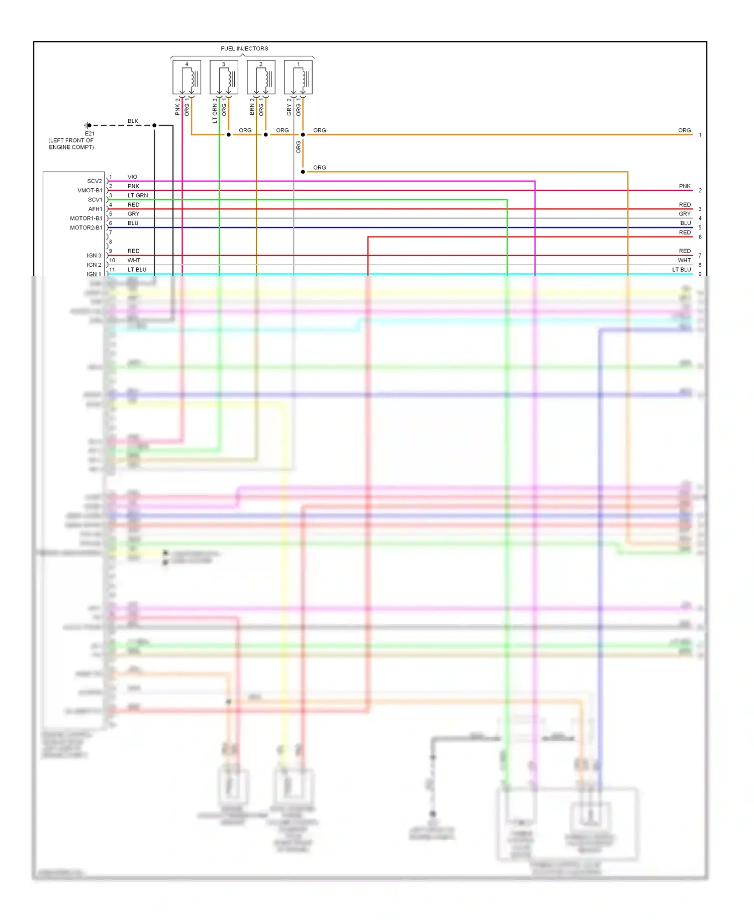 Wiring diagram nca for Nissan Rogue I (2007-2010) (7 of 25)
