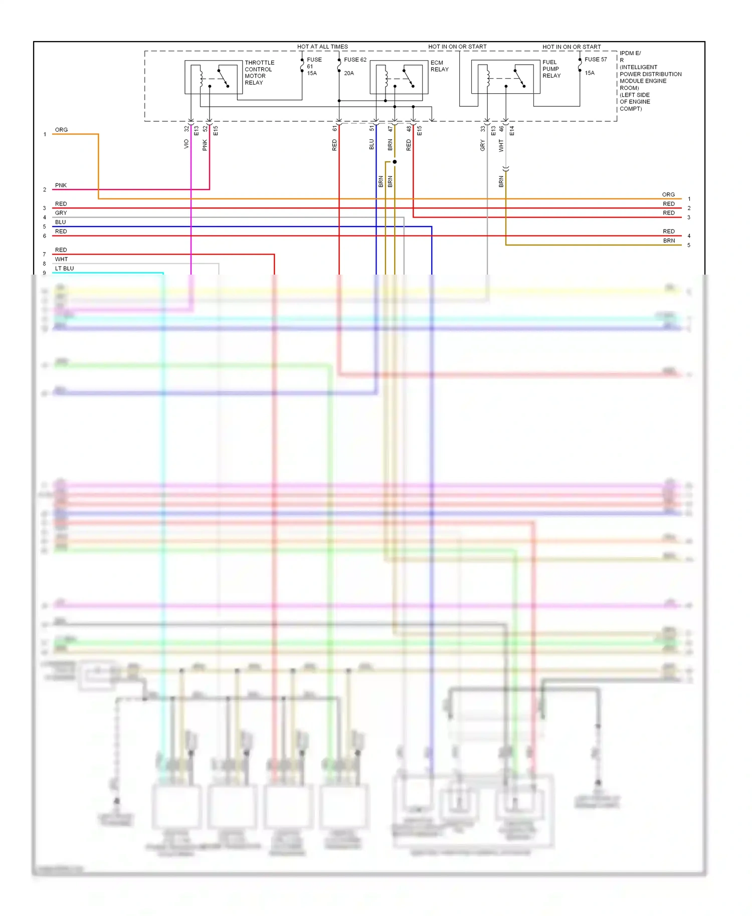 Wiring diagram nca for Nissan Rogue I (2007-2010) (8 of 25)