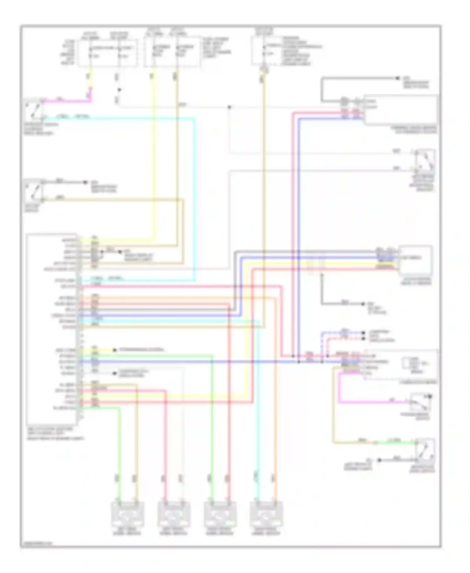 Wiring diagram pnk for Nissan Rogue I (2007-2010) (2 of 47)
