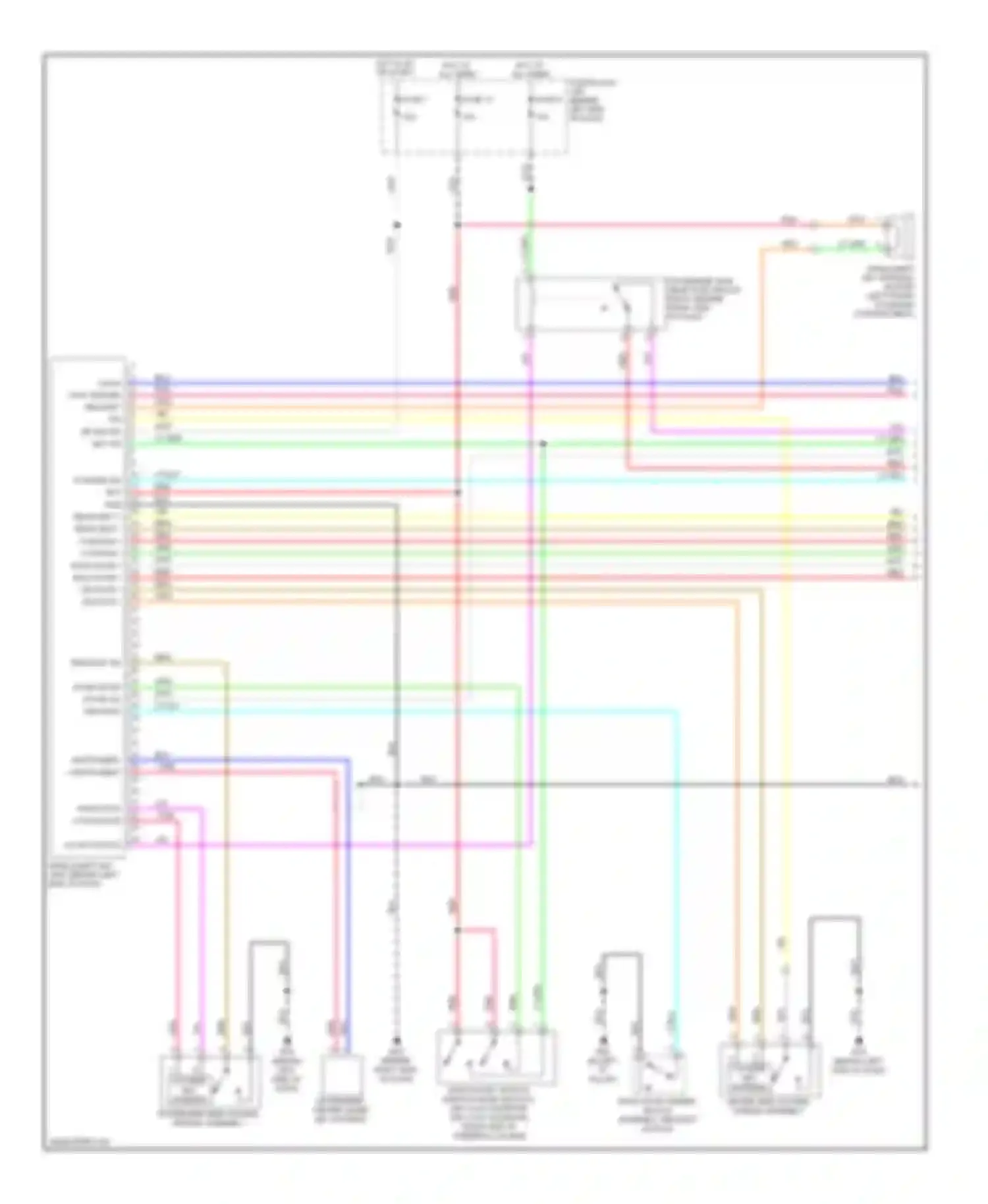 Wiring diagram red for Nissan Rogue I (2007-2010) (25 of 45)