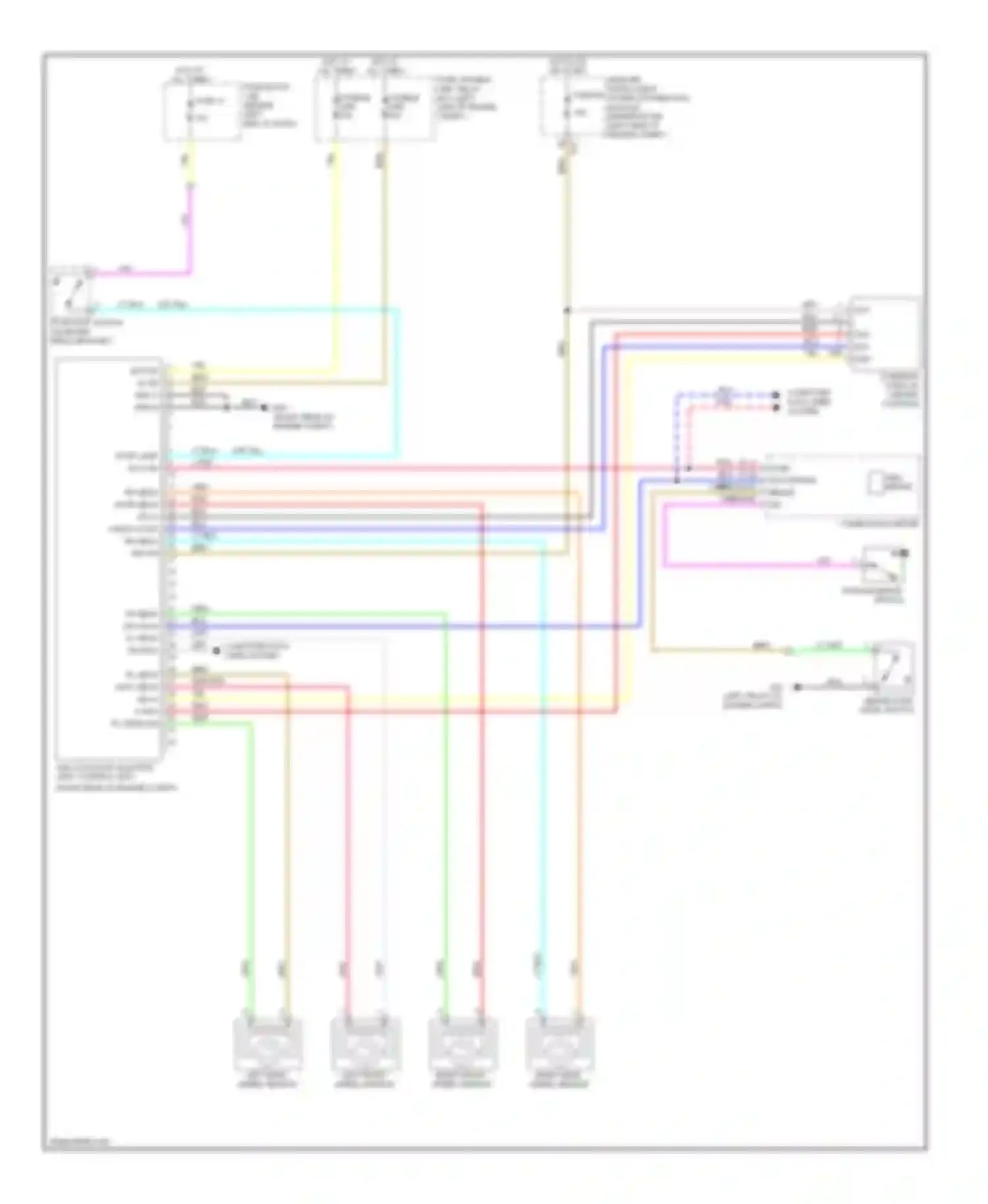 Wiring diagram rr sens vb fr sens sig g check g swi rr sens sig ign for Nissan Rogue I (2007-2010) (1 of 2)