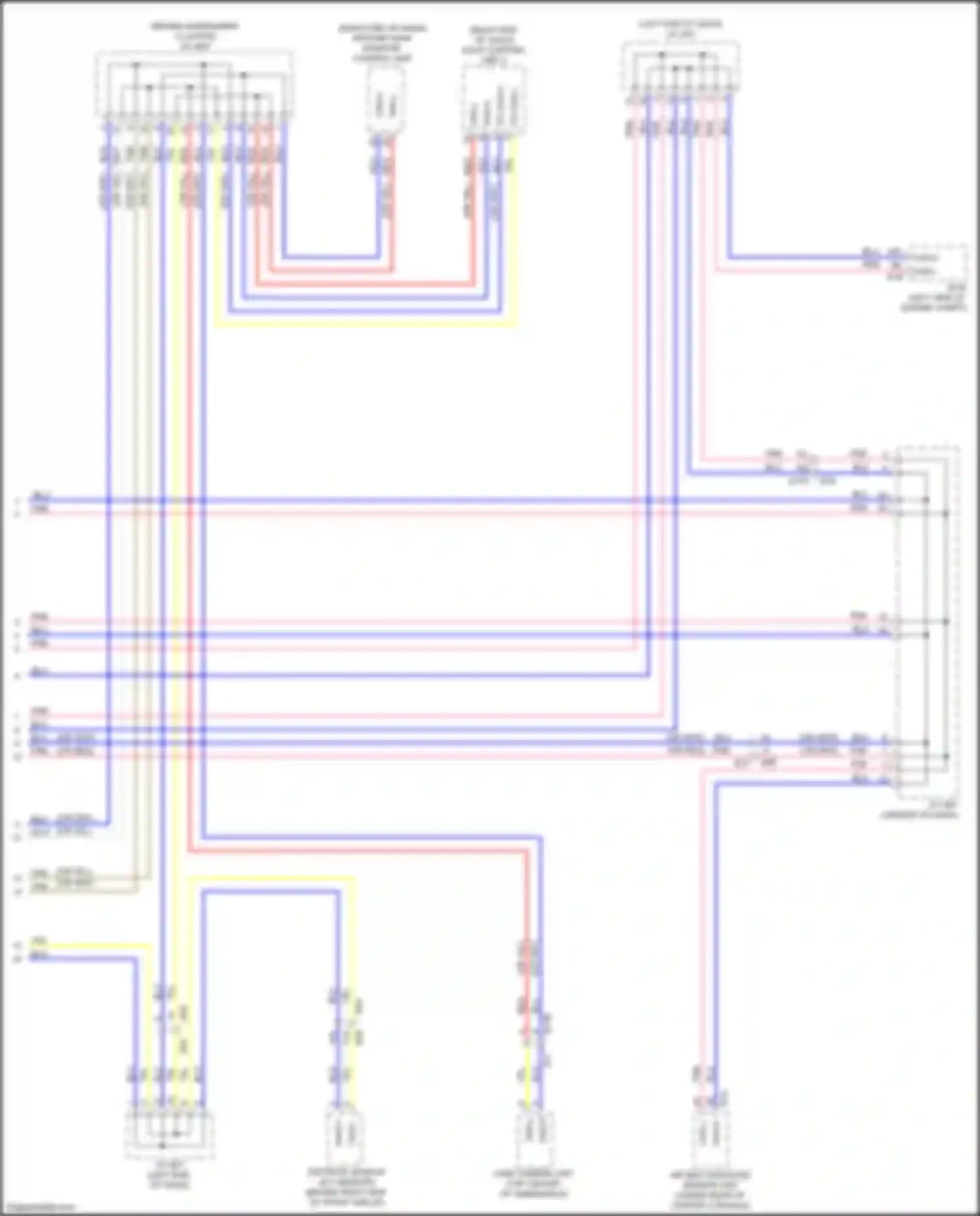 Rogue Nissan II facelift (2016-2020): Computer data lines circuit, except hybrid w/ electric parking brake (4 of 4)