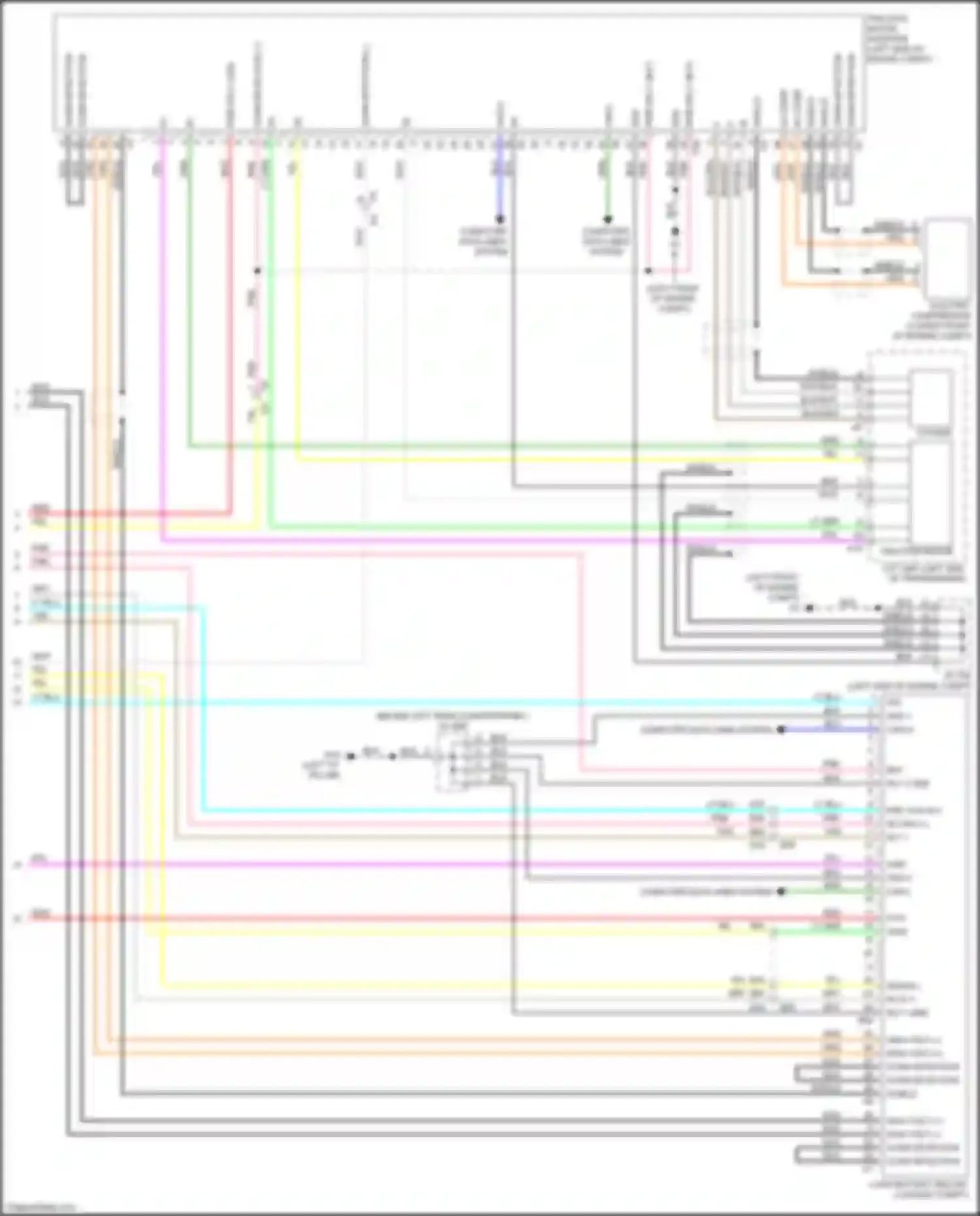 Car Wiring Diagrams for Rogue Nissan II facelift (2016-2020): Wiring diagram engine performance 2.0l hybrid, hybrid system circuit (5 of 5)