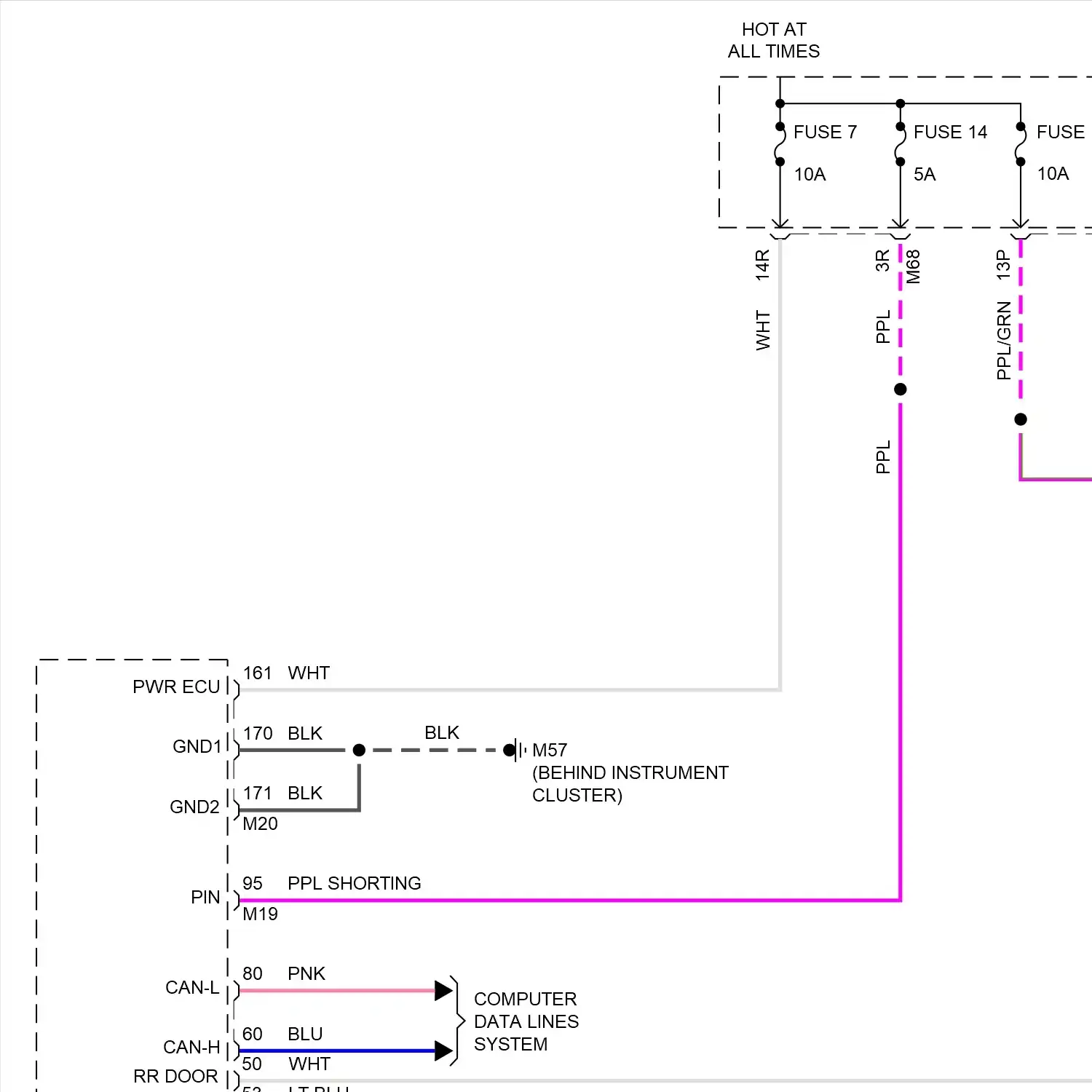 demo - Headlights circuit, w/ halogen headlamps (1 of 2) Headlights circuit, w/ halogen headlamps (1 of 2)