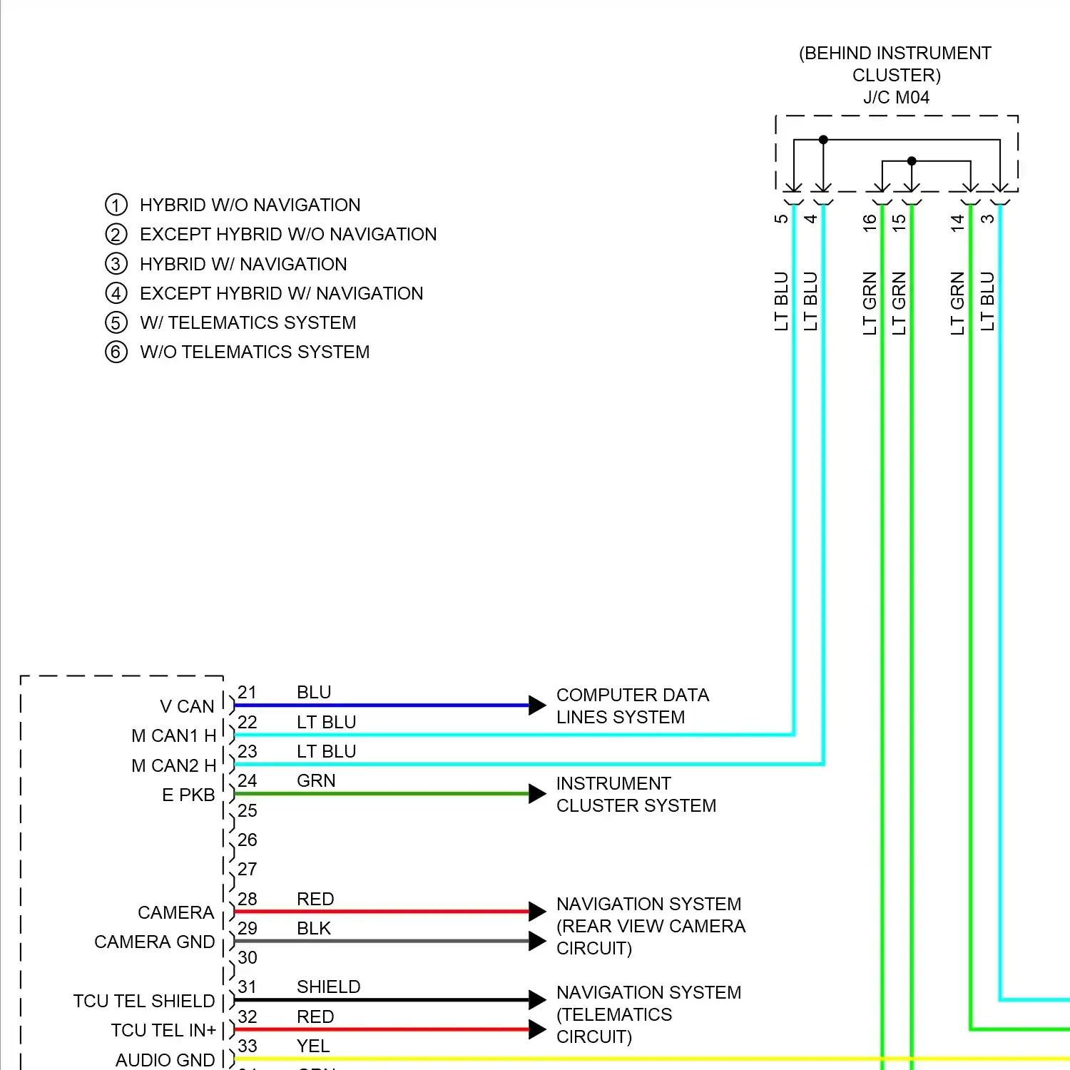 demo - Navigation circuit, w/o bose (1 of 3) Navigation circuit, w/o bose (1 of 3)