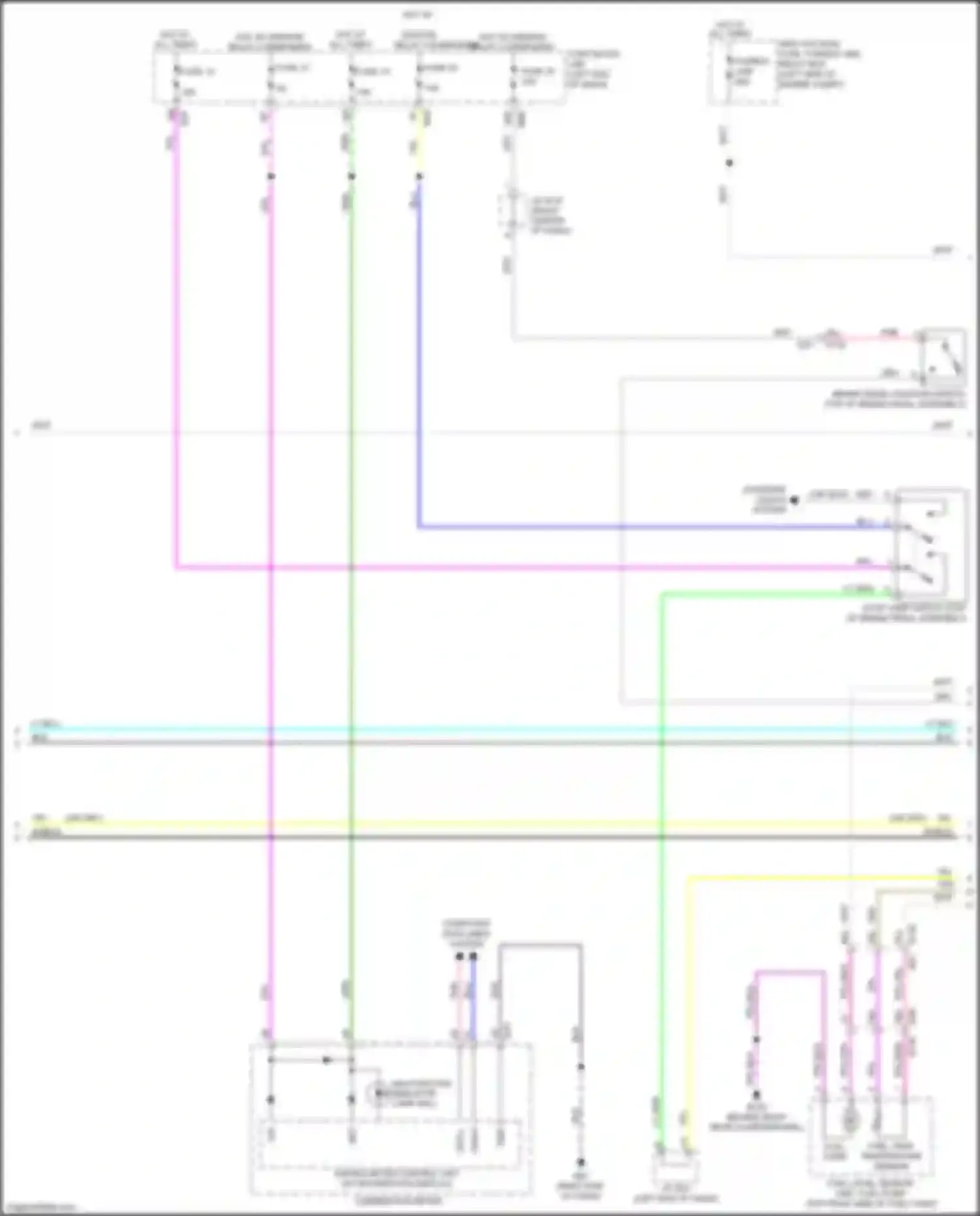 Wiring diagram can l for Nissan Rogue II facelift (2016-2020) (83 of 89)