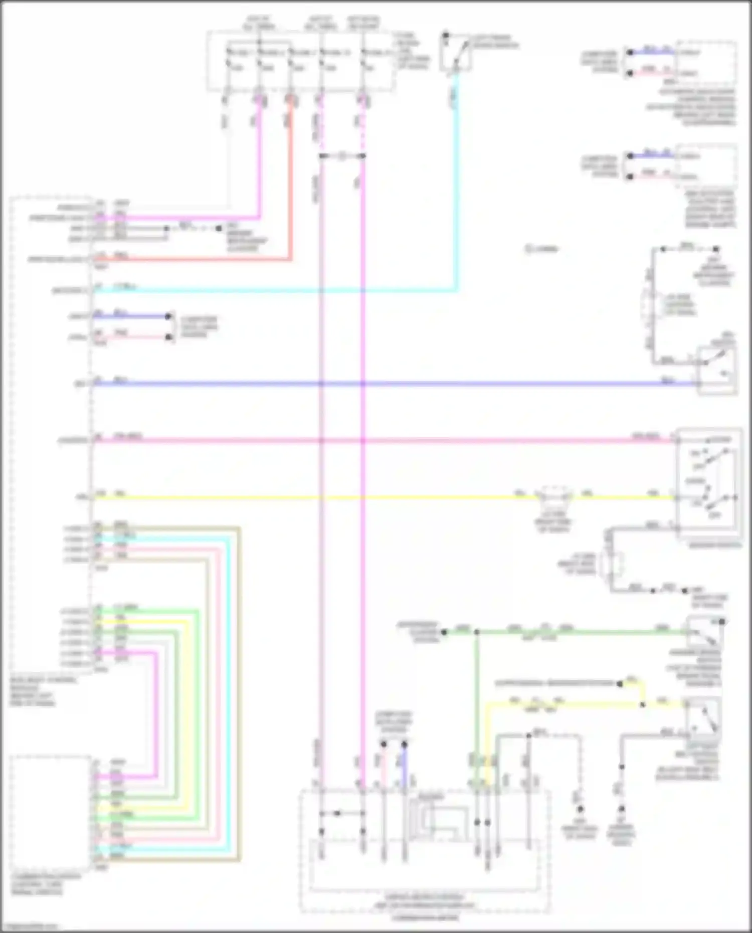 Wiring diagram can l for Nissan Rogue II facelift (2016-2020) (4 of 89)