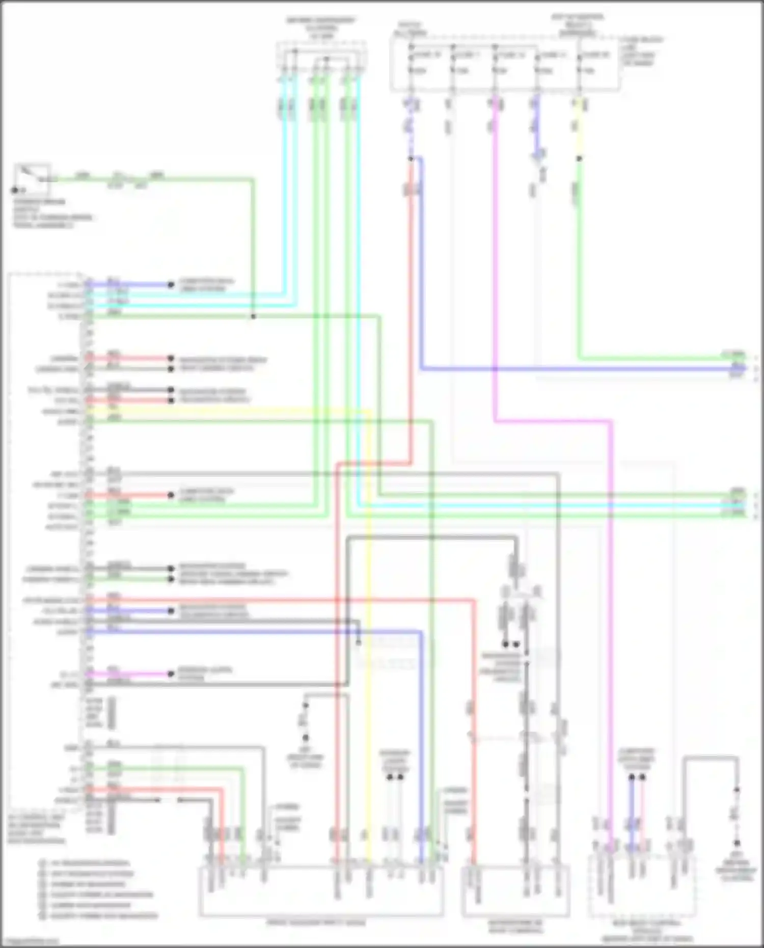 Wiring diagram computer data lines system for Nissan Rogue II facelift (2016-2020) (63 of 96)