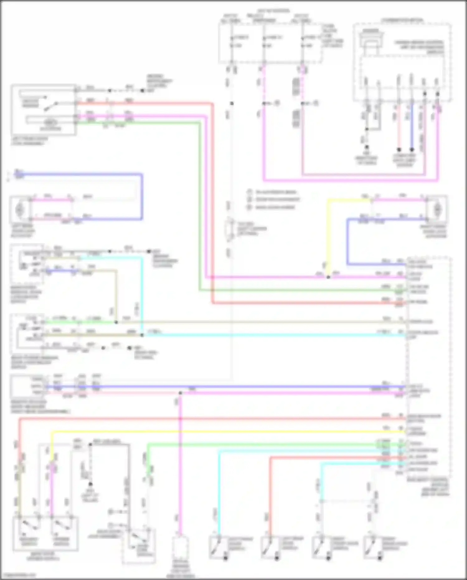 Wiring diagram computer data lines system for Nissan Rogue II facelift (2016-2020) (15 of 96)