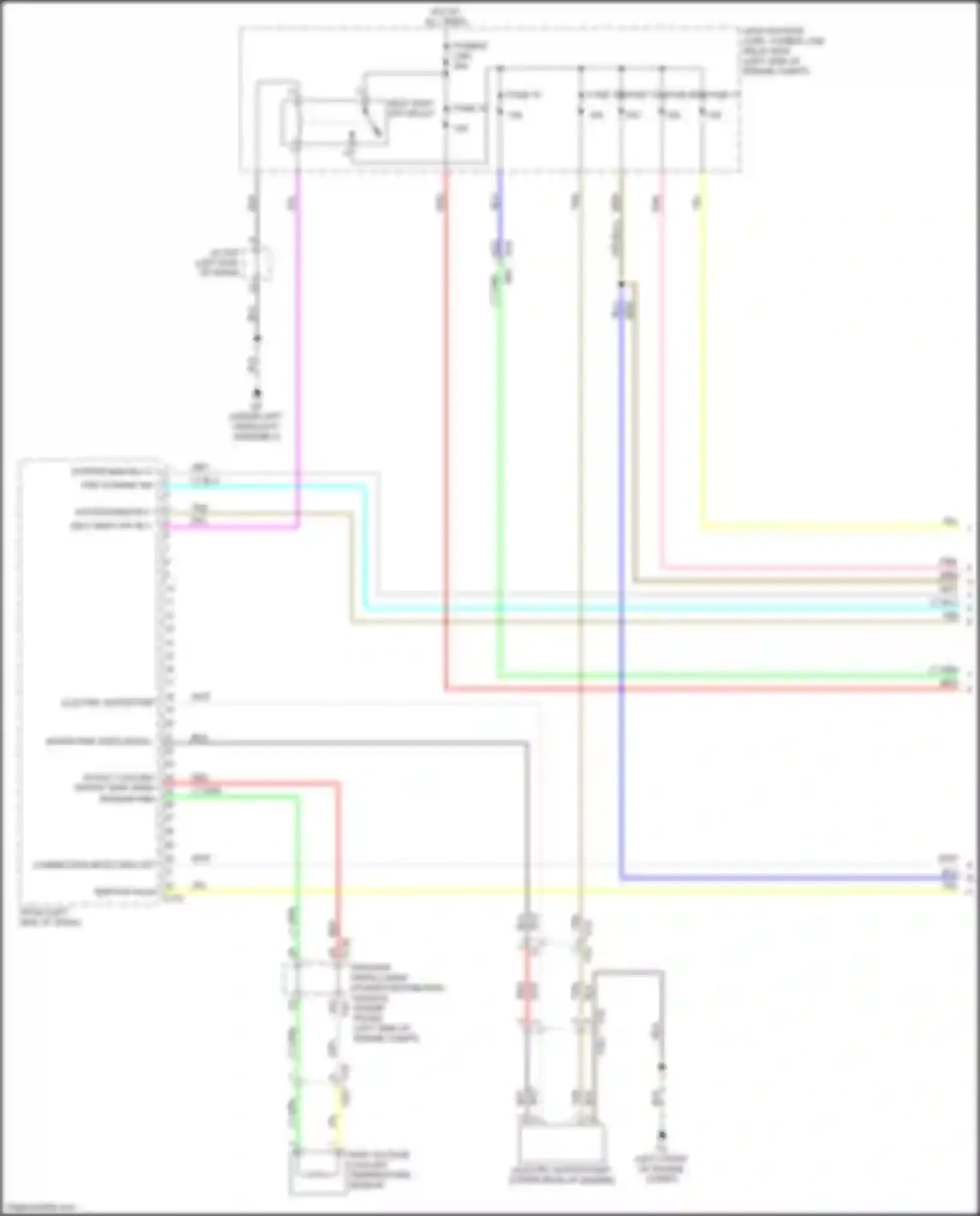 Wiring diagram connection detecting ckt for Nissan Rogue II facelift (2016-2020) (1 of 1)