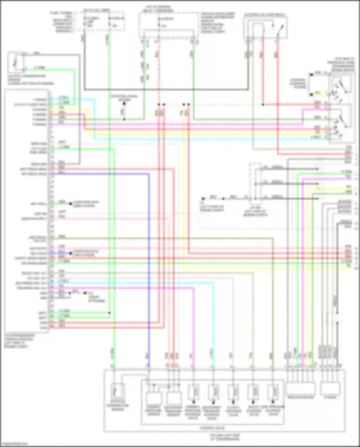 Wiring diagram cvt fluid temp sens for Nissan Rogue II facelift (2016-2020) (1 of 2)