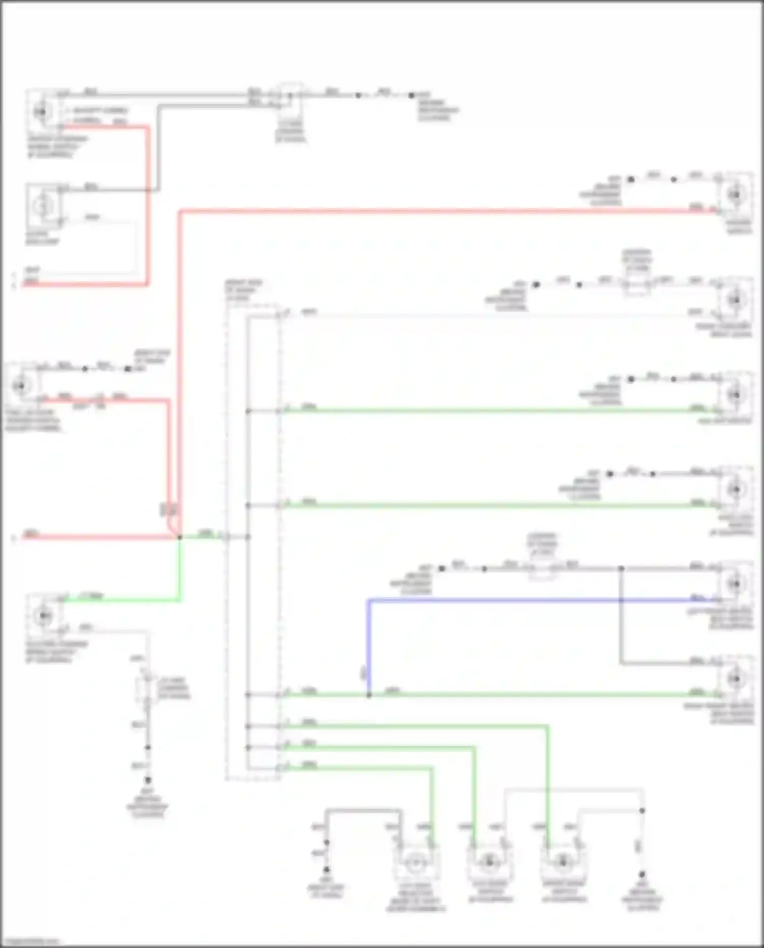 Wiring diagram cvt shift selector for Nissan Rogue II facelift (2016-2020) (5 of 8)