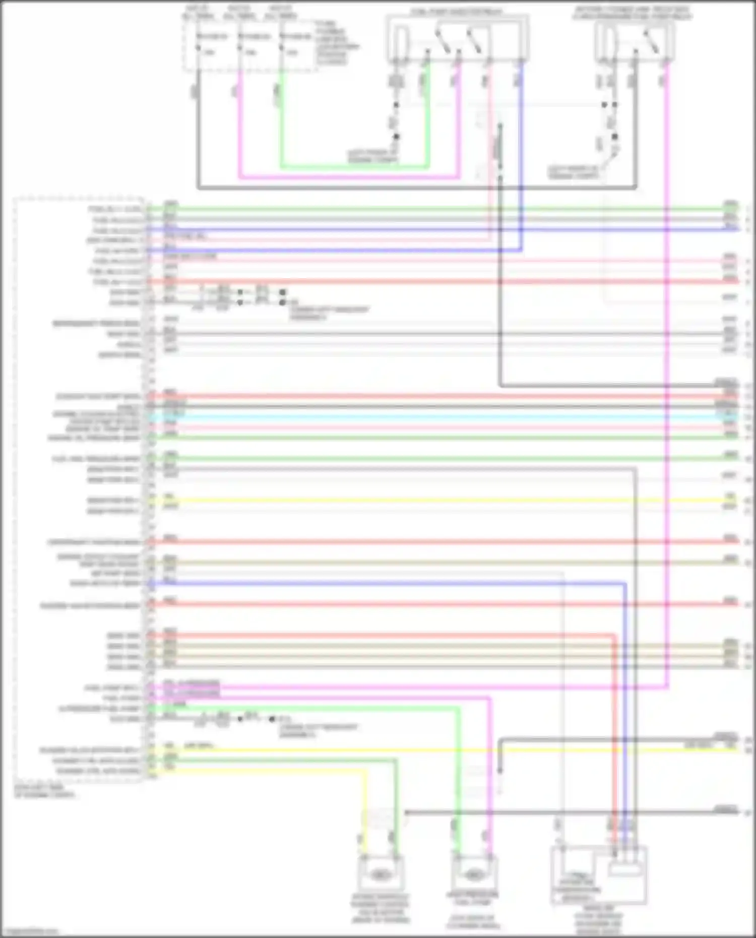 Wiring diagram ecm gnd for Nissan Rogue II facelift (2016-2020) (3 of 6)