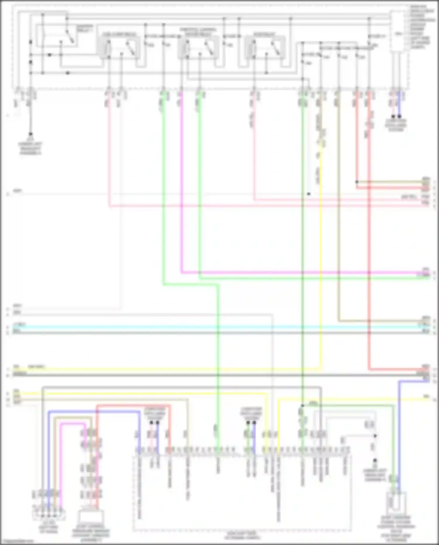 Wiring diagram ecm gnd for Nissan Rogue II facelift (2016-2020) (4 of 6)
