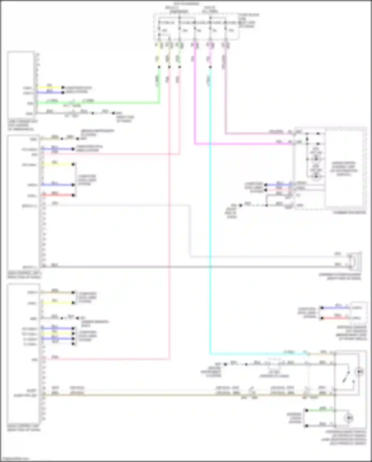 Wiring diagram fuse 13 for Nissan Rogue II facelift (2016-2020) (8 of 28)