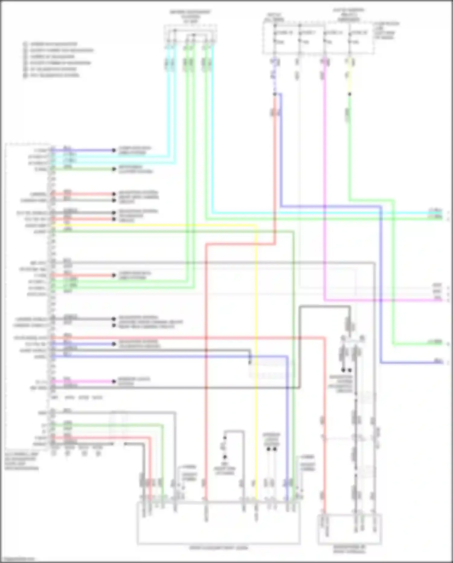 Wiring diagram fuse 16 for Nissan Rogue II facelift (2016-2020) (2 of 8)