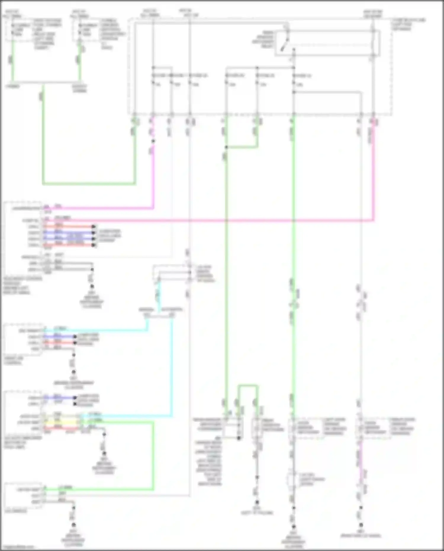 Wiring diagram fuse 22 for Nissan Rogue II facelift (2016-2020) (1 of 1)