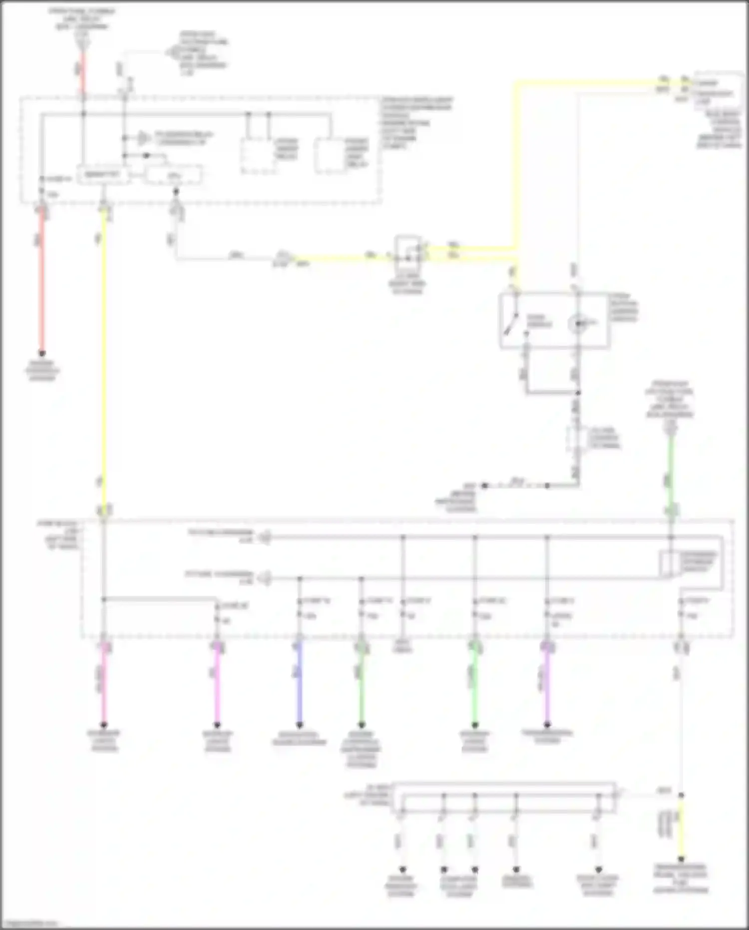 Wiring diagram fuse 41 for Nissan Rogue II facelift (2016-2020) (2 of 4)