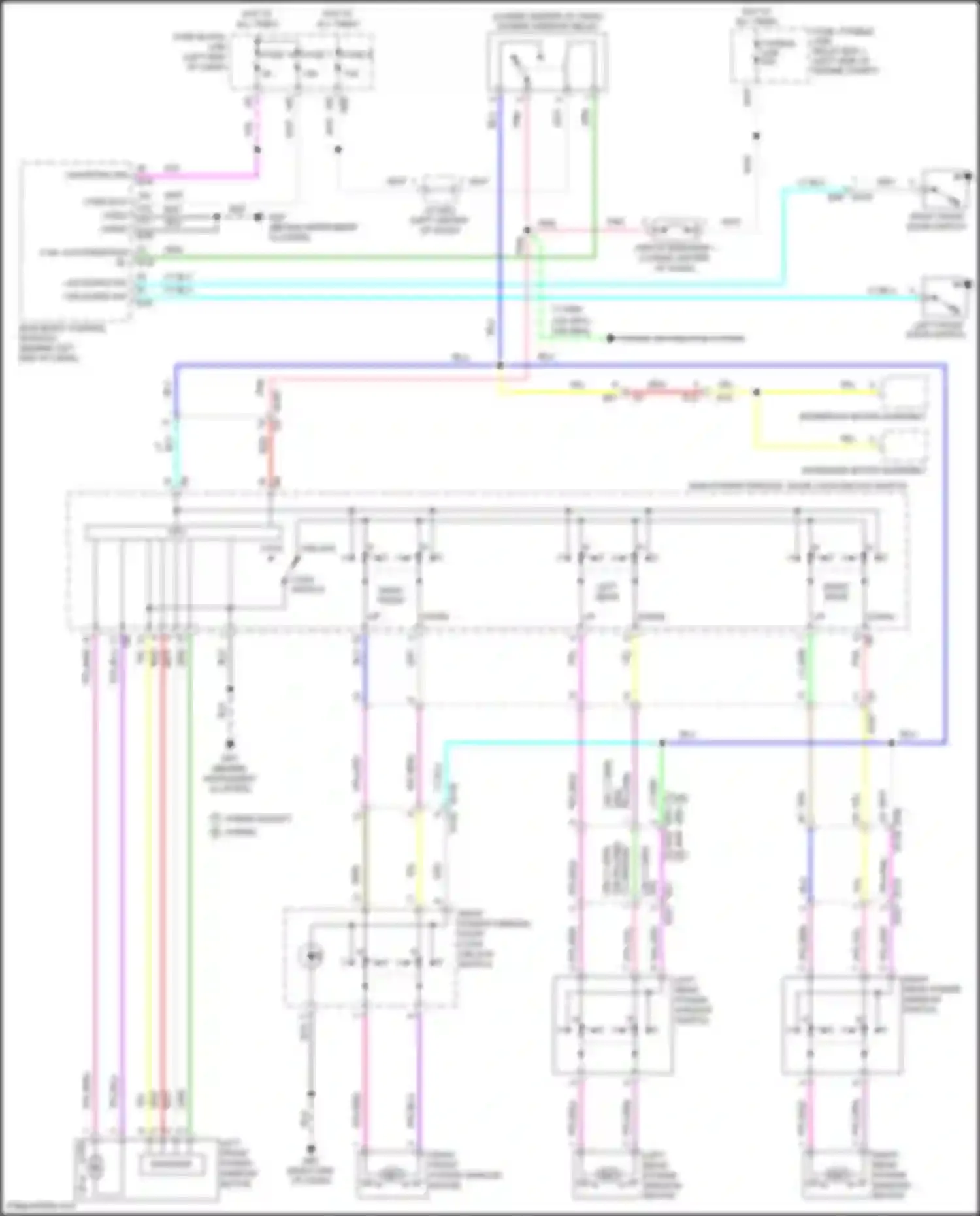 Wiring diagram fuse 6 for Nissan Rogue II facelift (2016-2020) (10 of 13)