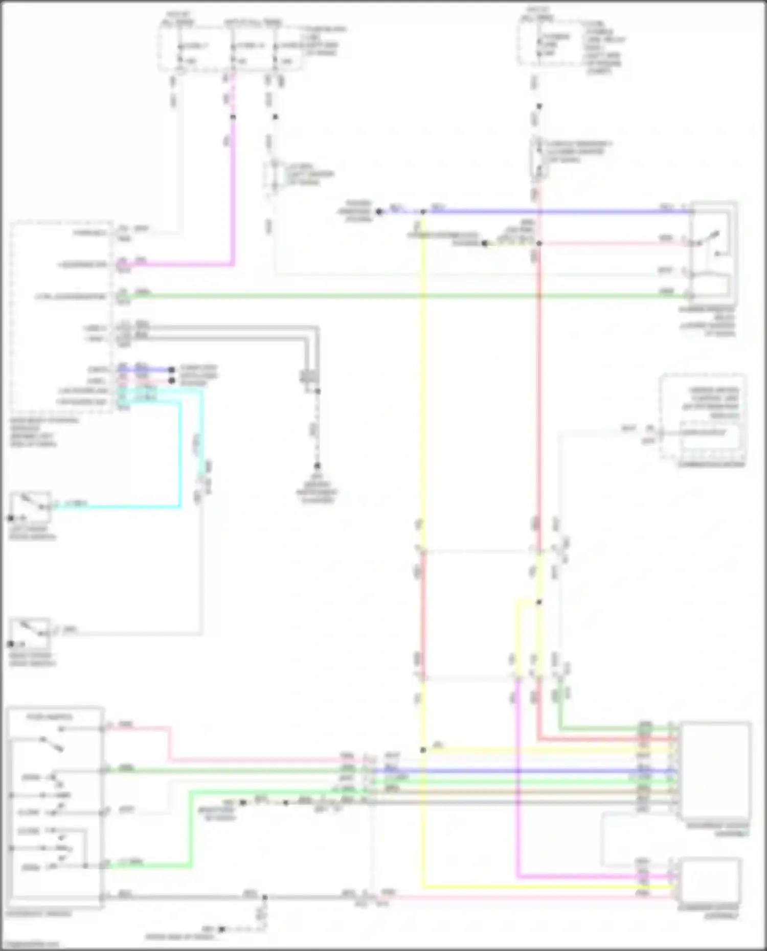 Wiring diagram i shorting pin for Nissan Rogue II facelift (2016-2020) (4 of 5)