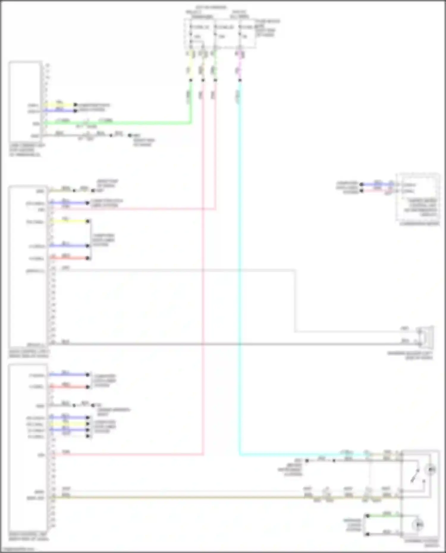 Wiring diagram ic can h for Nissan Rogue II facelift (2016-2020) (2 of 10)