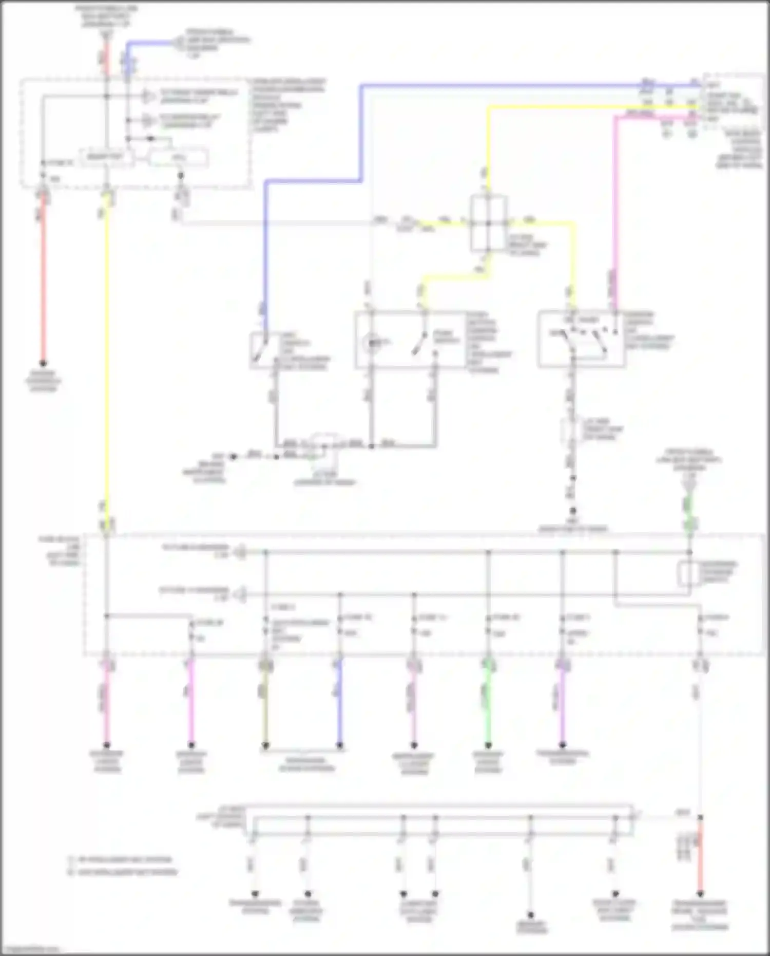 Wiring diagram key switch for Nissan Rogue II facelift (2016-2020) (4 of 6)