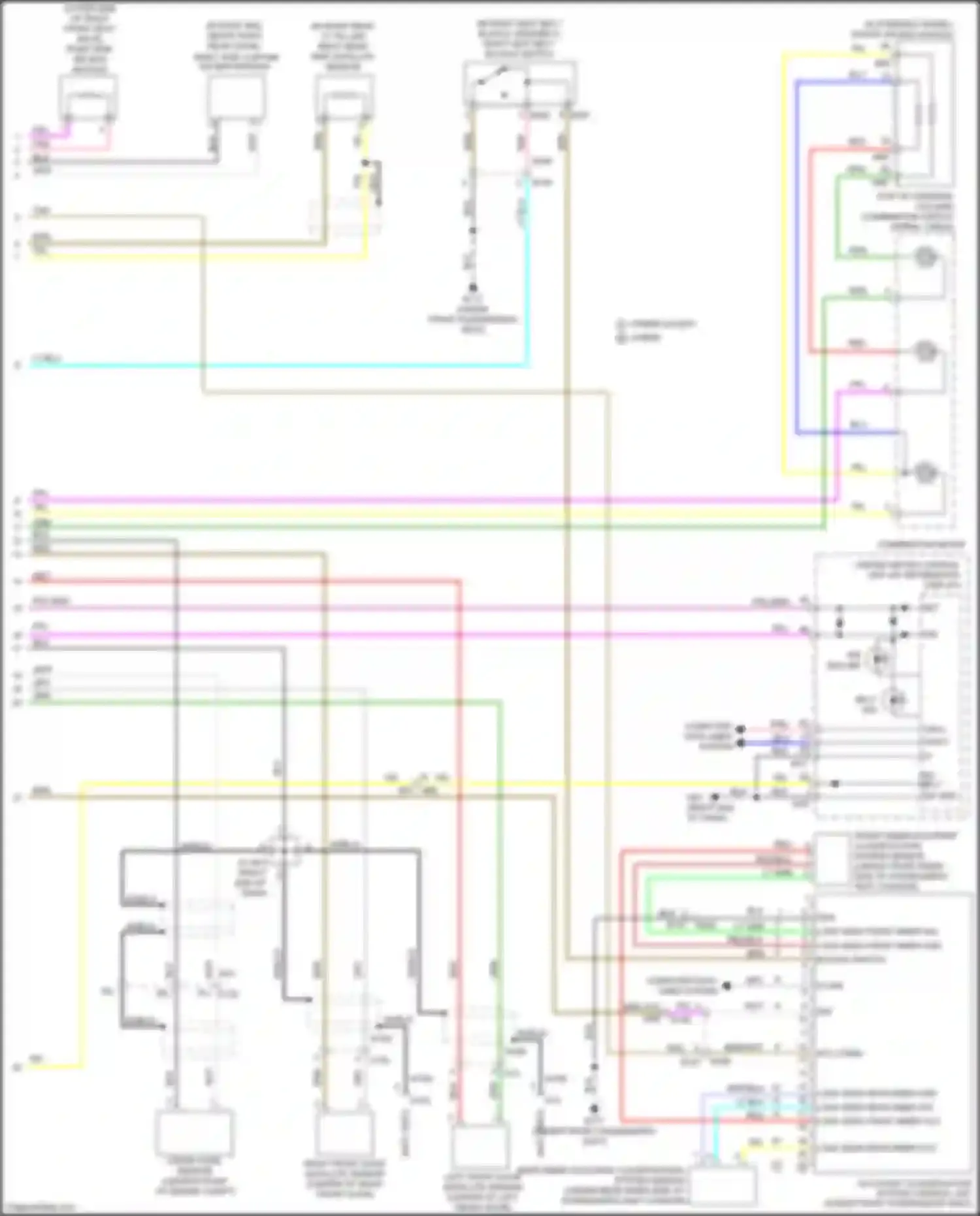 Wiring diagram load sens rear inner sig for Nissan Rogue II facelift (2016-2020) (1 of 1)
