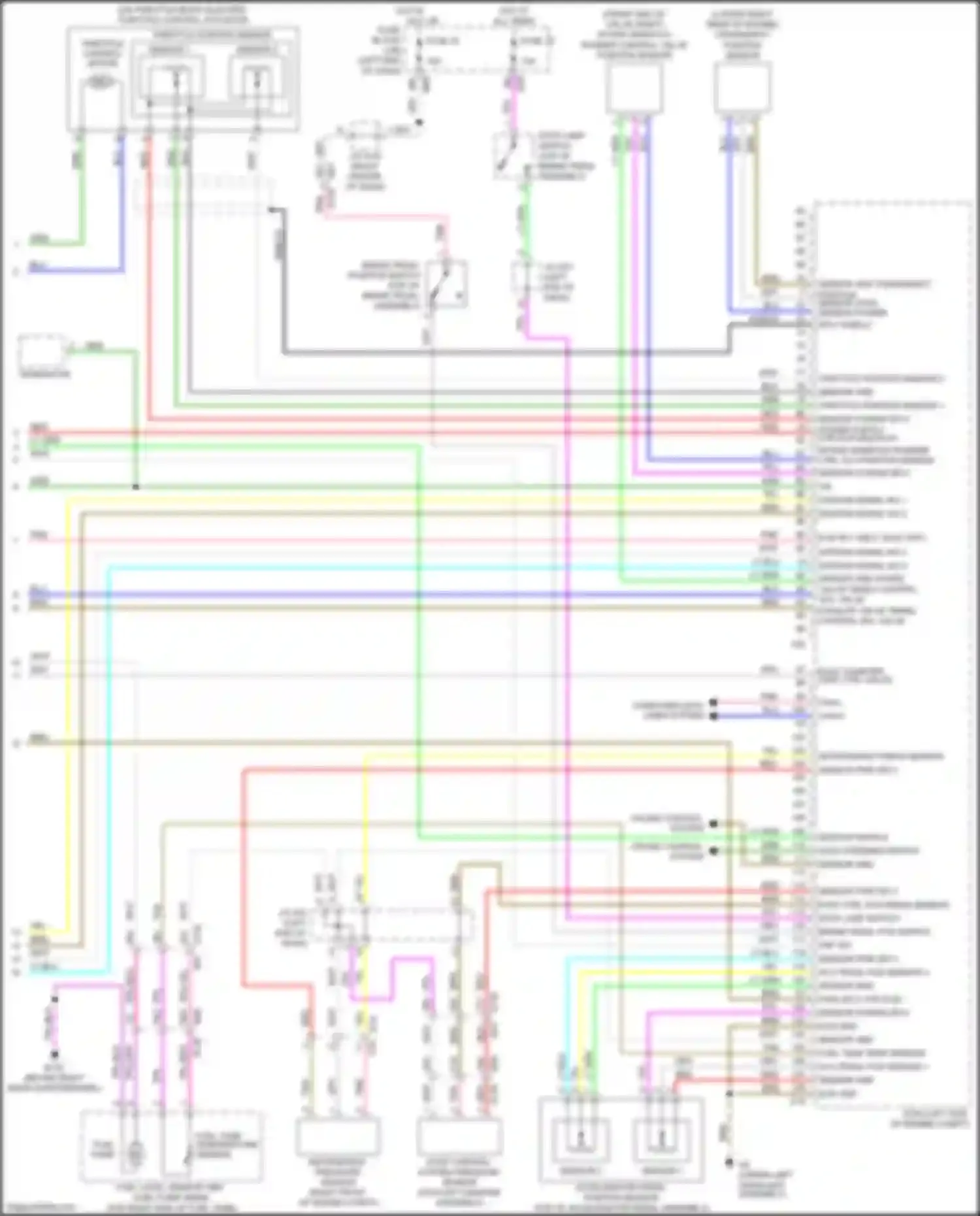 Wiring diagram pwr sply for ecm for Nissan Rogue II facelift (2016-2020) (1 of 1)