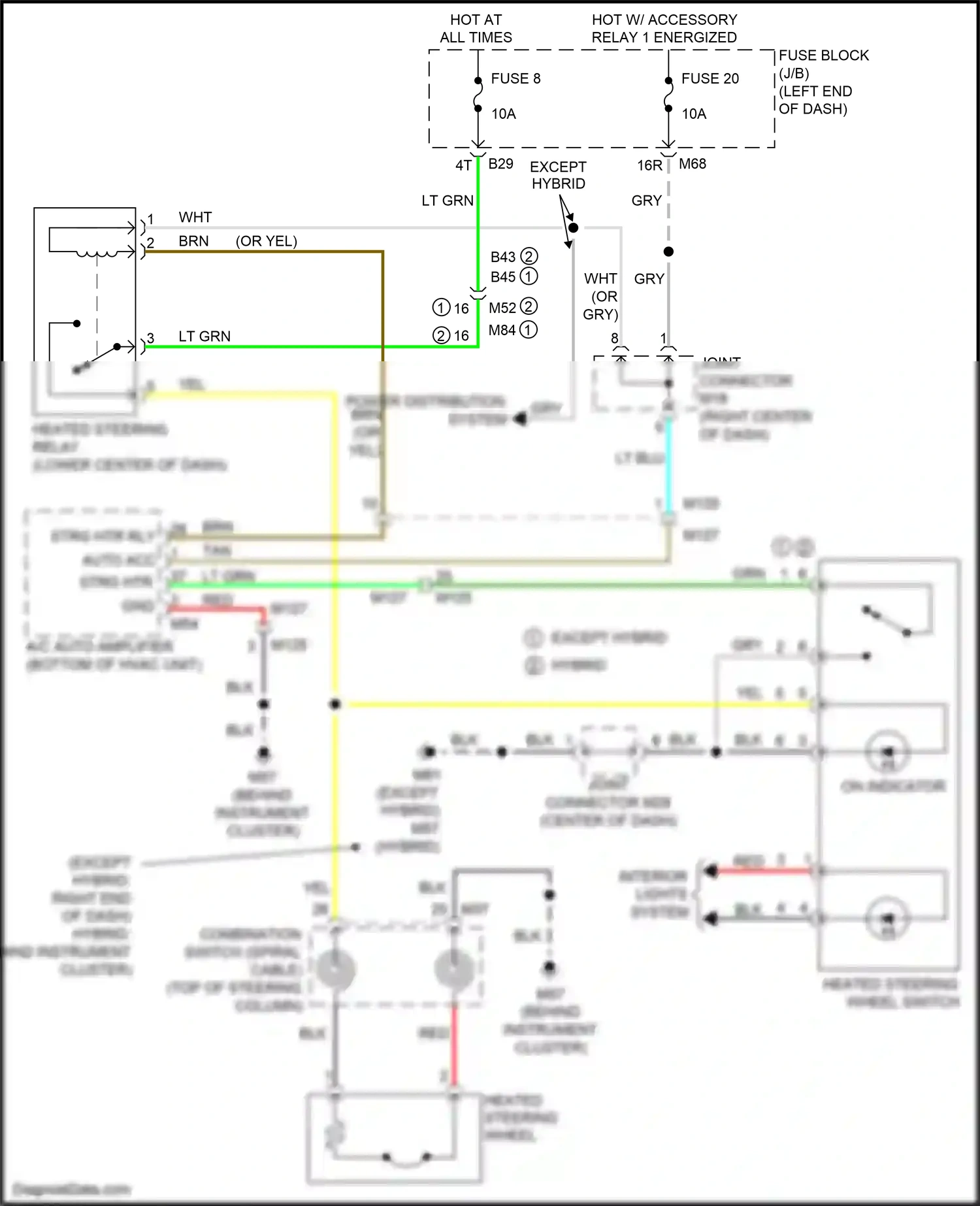 Wiring diagram red for Nissan Rogue II facelift (2016-2020) (23 of 122)