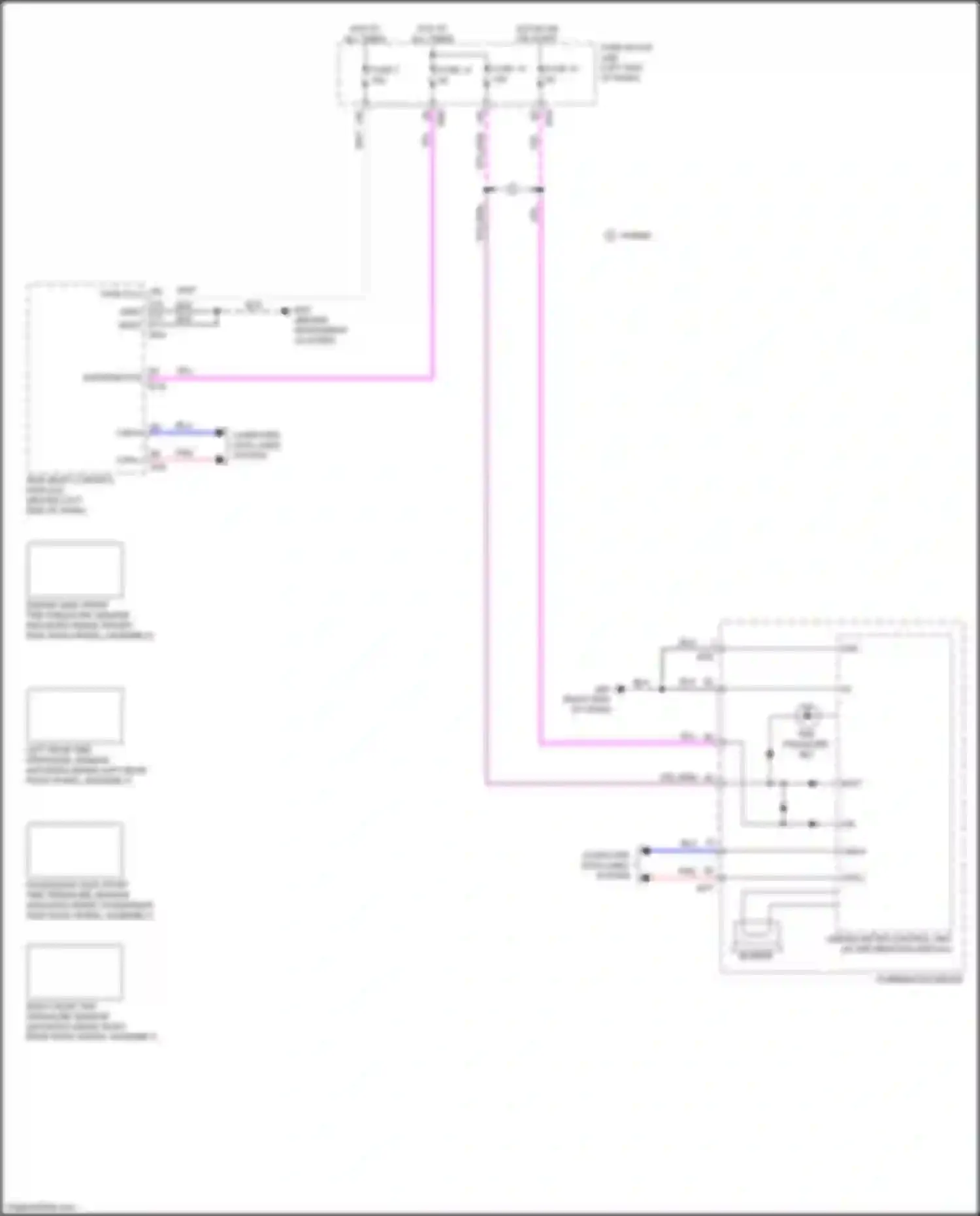 Wiring diagram right end of dash) for Nissan Rogue II facelift (2016-2020) (10 of 72)