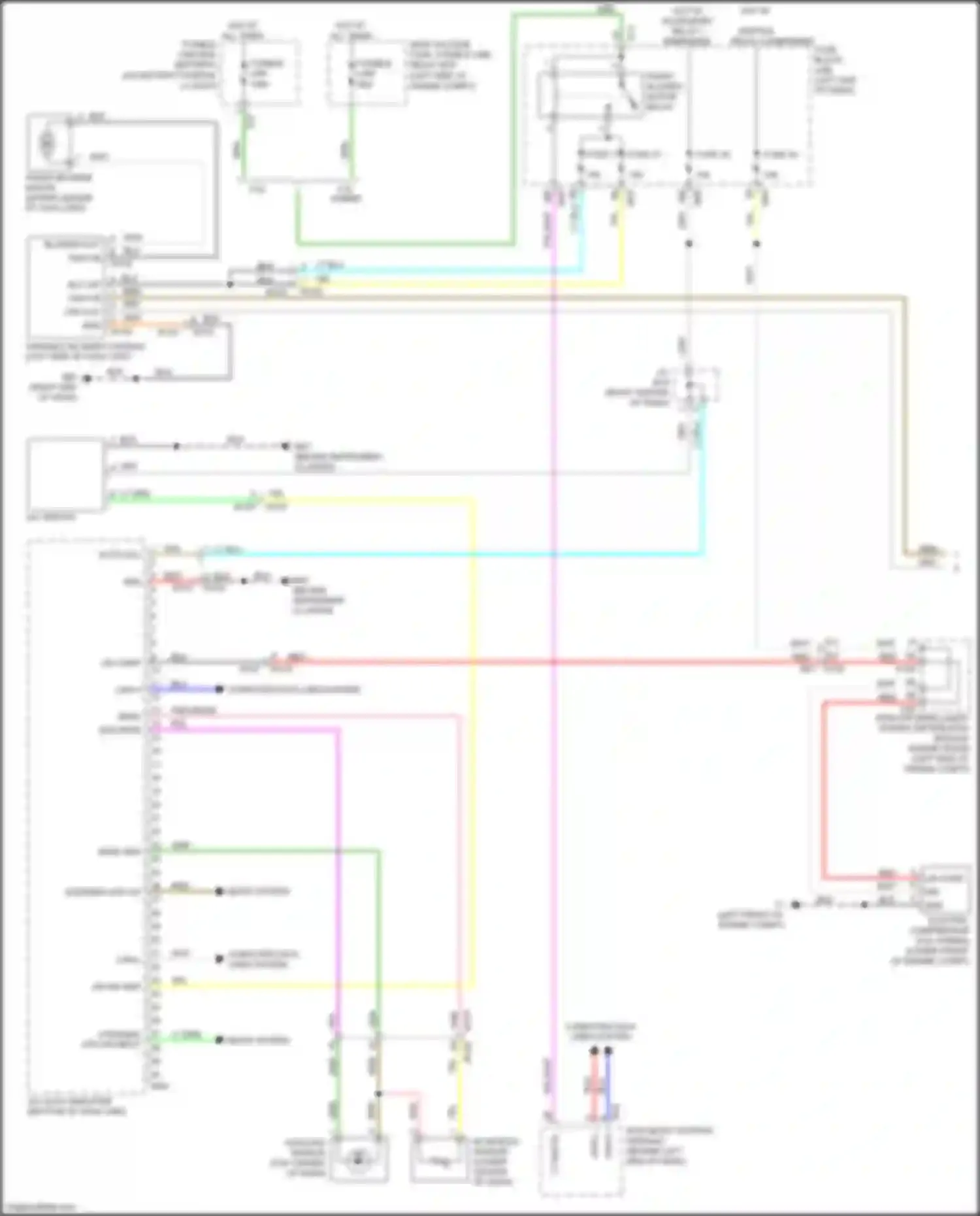 Wiring diagram steering htr sw input for Nissan Rogue II facelift (2016-2020) (1 of 1)