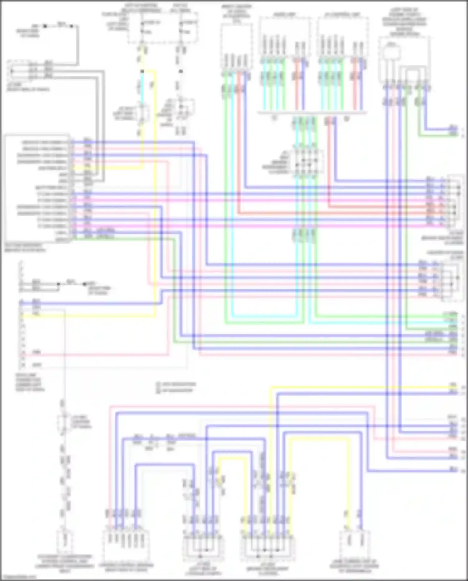 Wiring diagram v can-h for Nissan Rogue II facelift (2016-2020) (3 of 10)