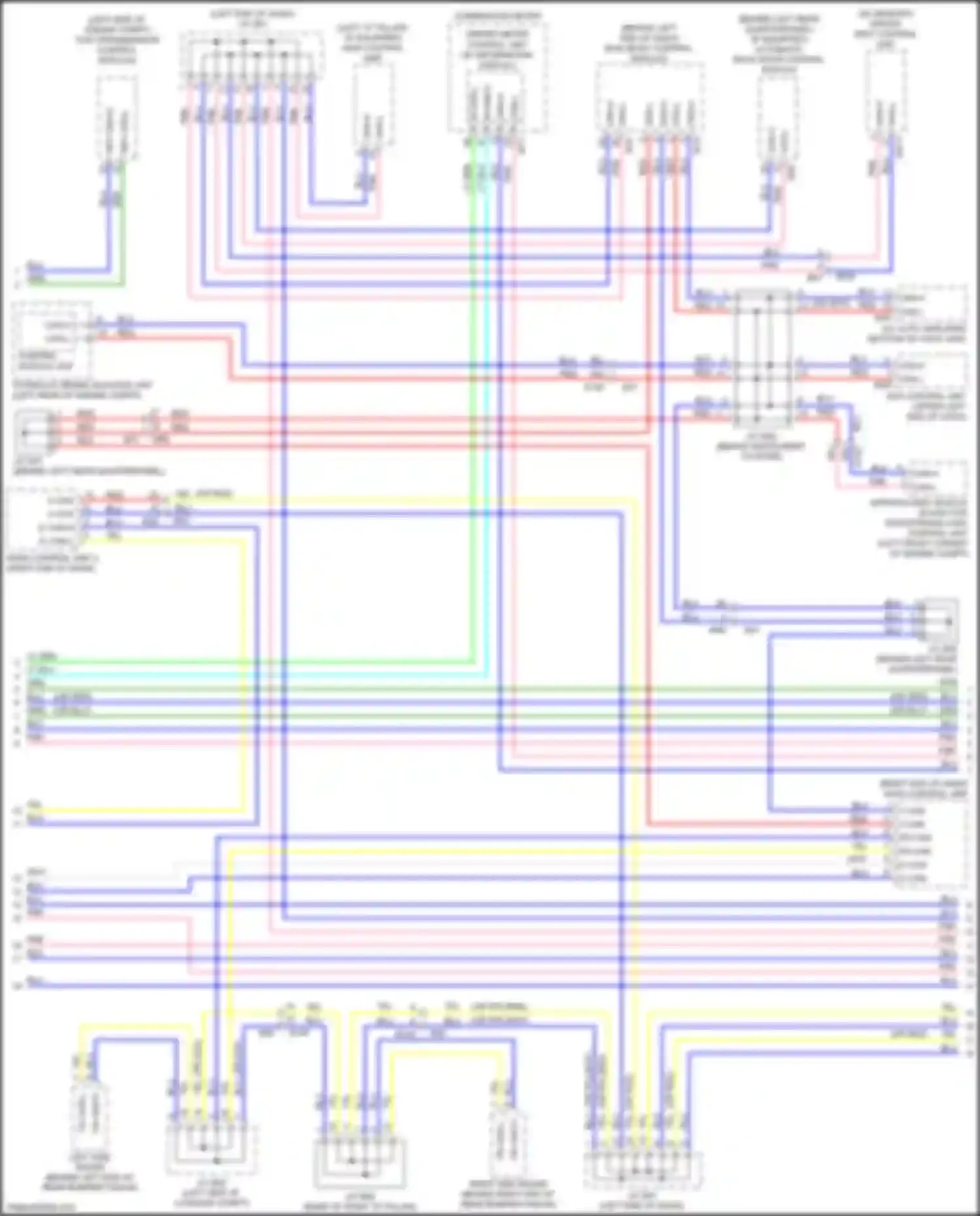 Wiring diagram v can-l for Nissan Rogue II facelift (2016-2020) (4 of 10)