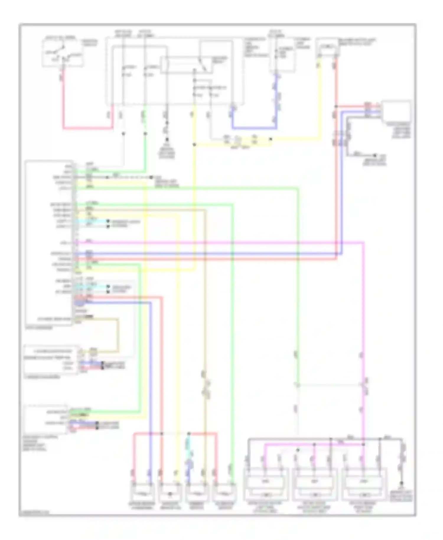Rogue Nissan II (2013-2016): Automatic a/c circuit (1 of 2)