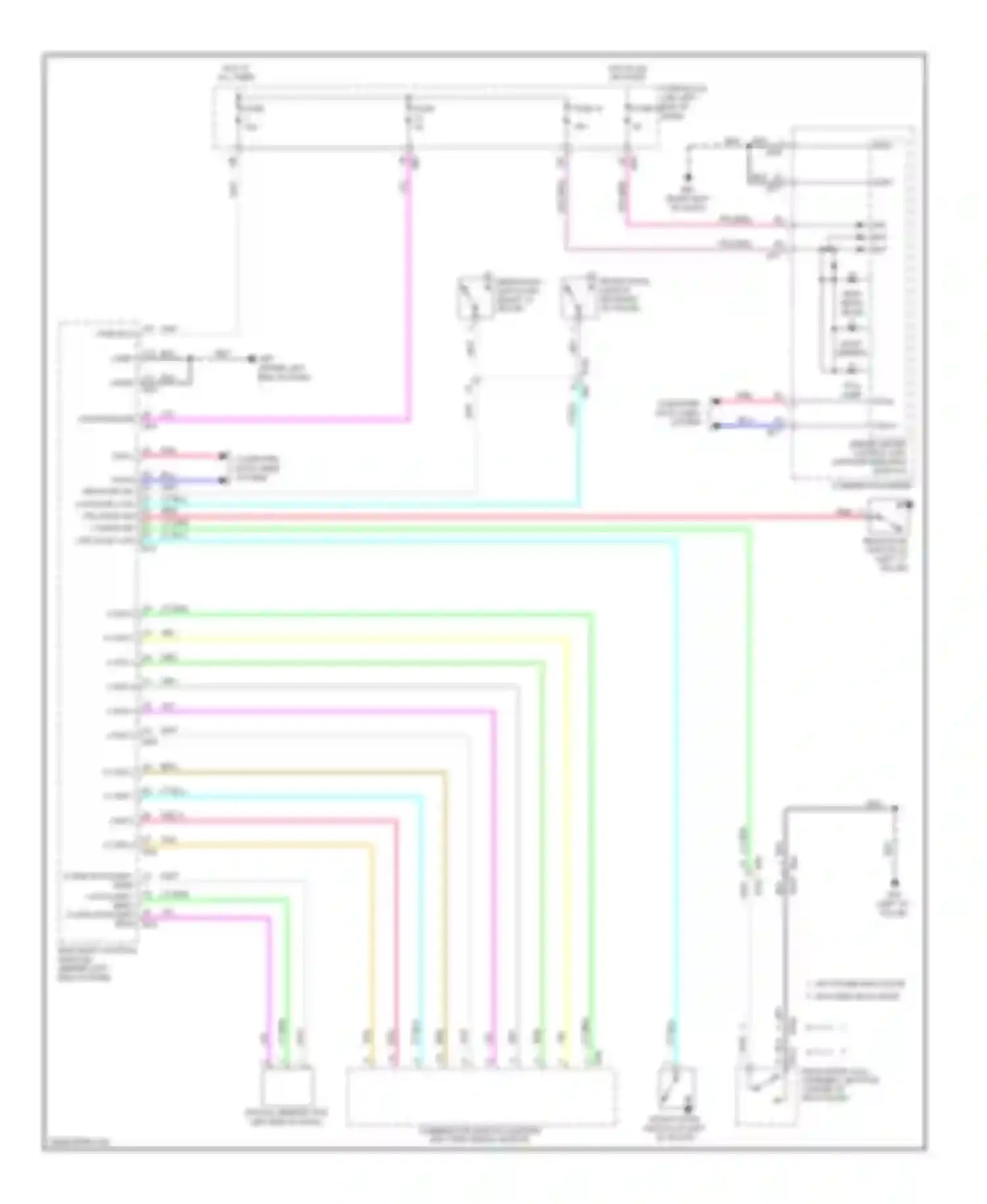 Rogue Nissan II (2013-2016): Headlamps circuit, with led headlamps (1 of 2)
