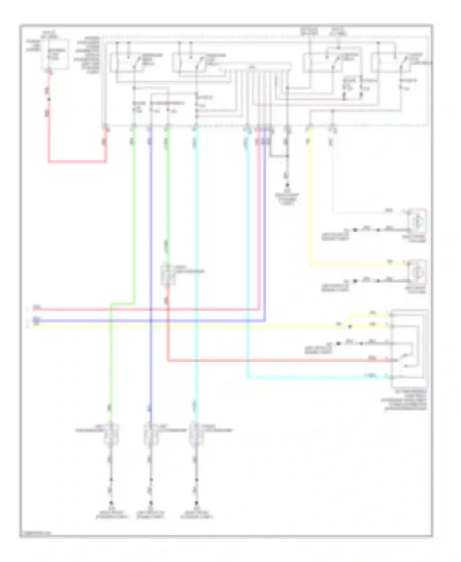 Rogue Nissan II (2013-2016): Headlights circuit, with drl (2 of 2)