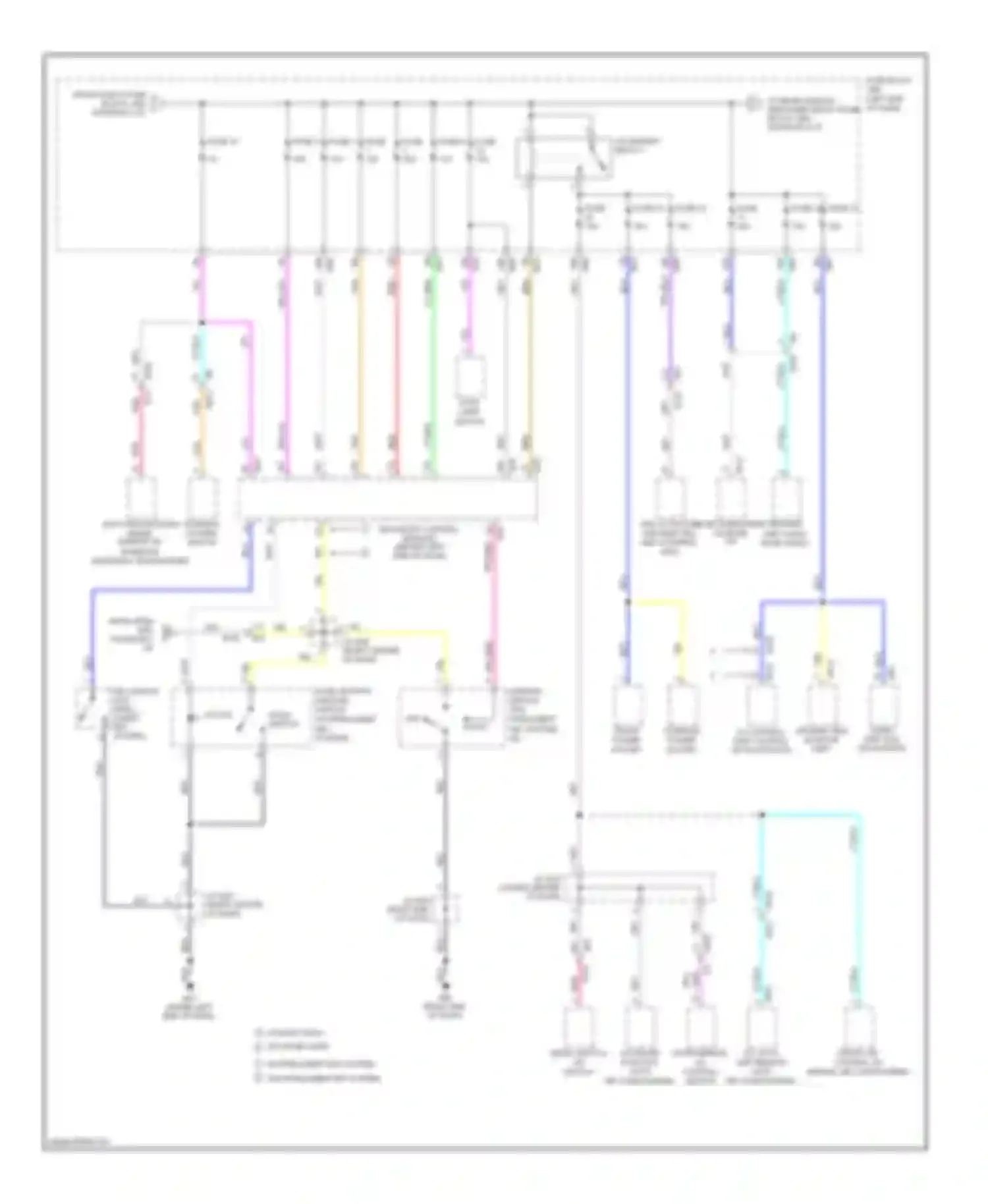 Rogue Nissan II (2013-2016): Power distribution circuit (3 of 6)