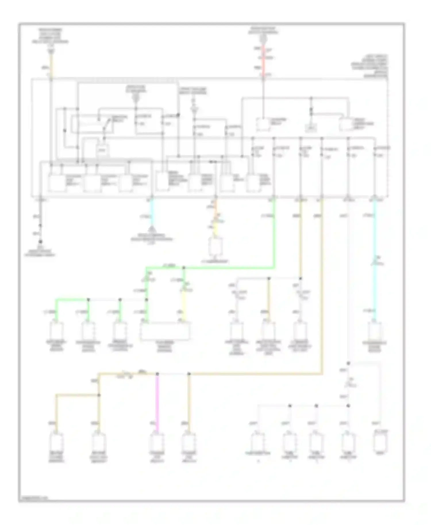 Rogue Nissan II (2013-2016): Power distribution circuit (4 of 4)
