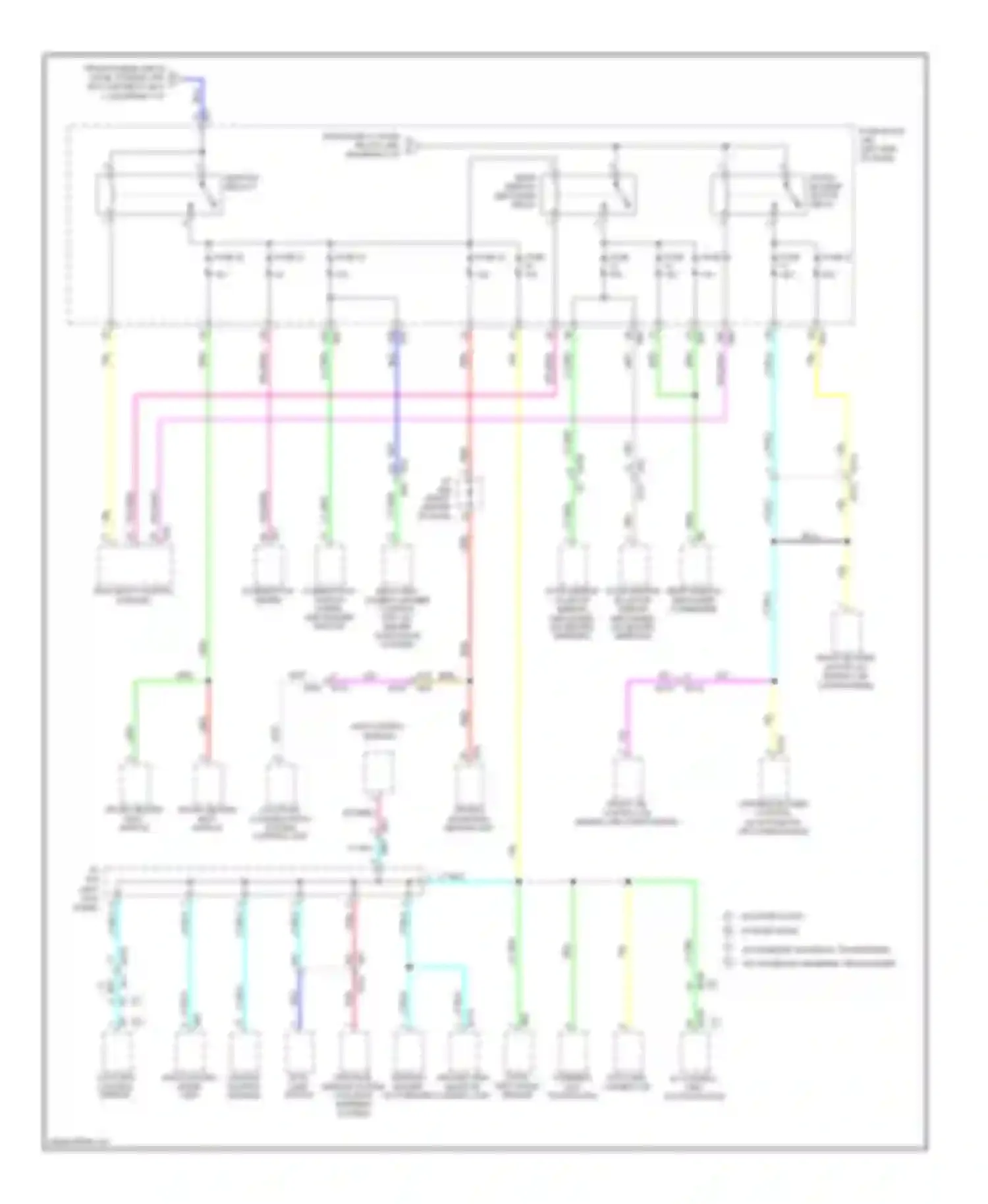 Rogue Nissan II (2013-2016): Power distribution circuit (4 of 6)