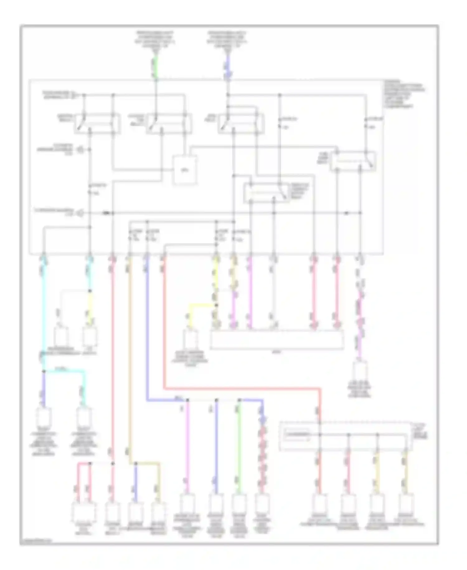 Rogue Nissan II (2013-2016): Power distribution circuit (6 of 6)