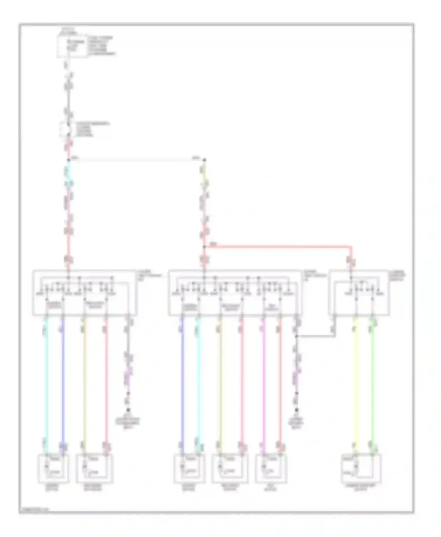 Rogue Nissan II (2013-2016): Power seat circuit