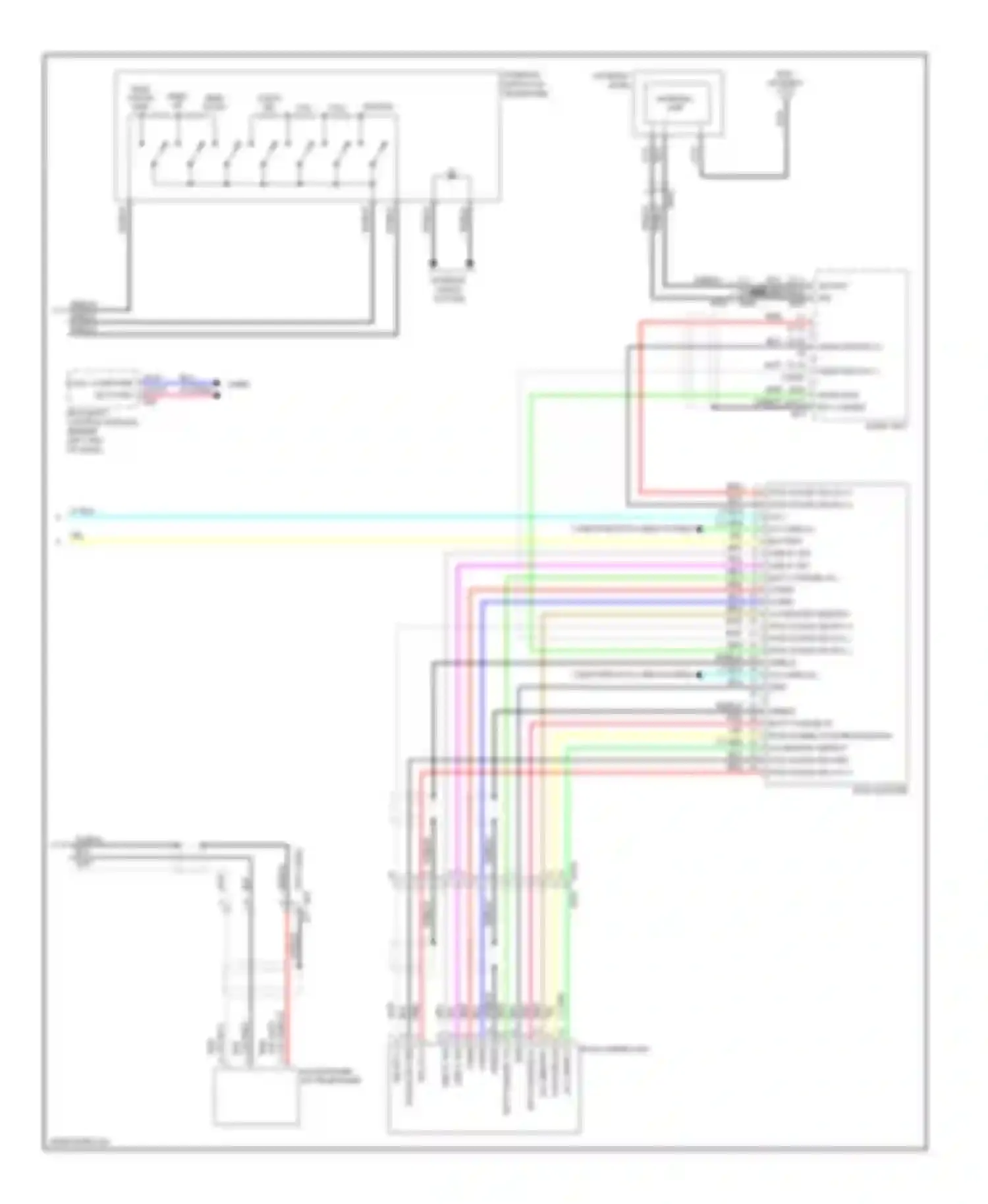 Rogue Nissan II (2013-2016): Radio circuit, base without navigation (3 of 3)