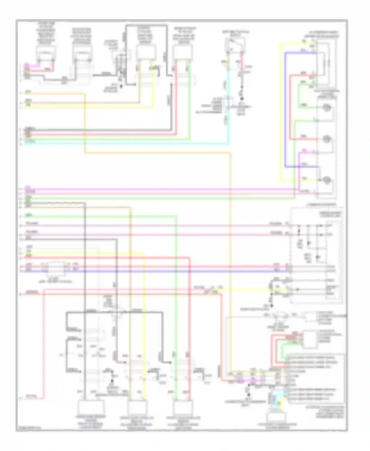 Rogue Nissan II (2013-2016): Supplemental restraints circuit (2 of 2)