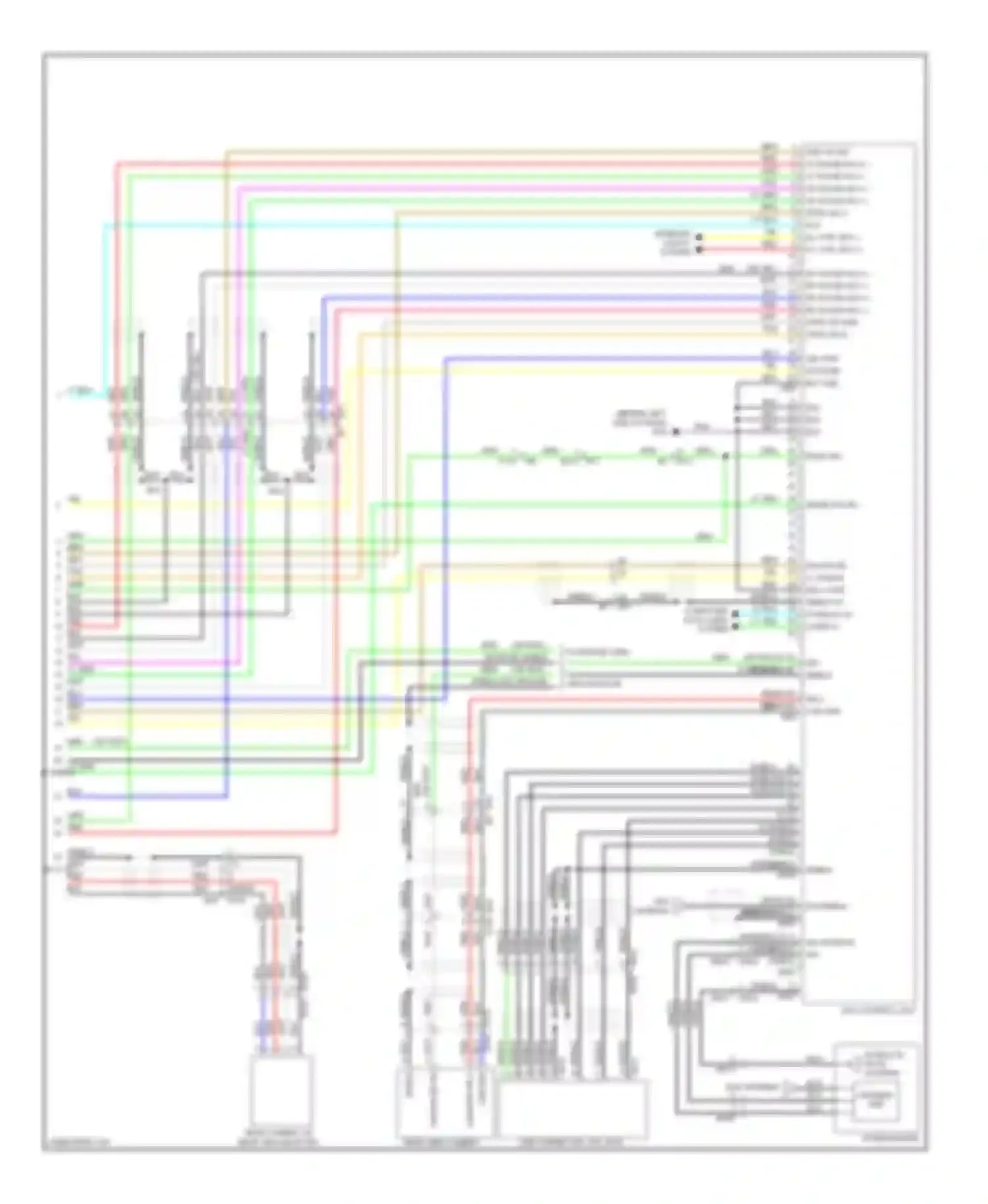 Wiring diagram 70 71 72 shield shield antenna amp on sig antenna sig for Nissan Rogue II (2013-2016) (1 of 2)