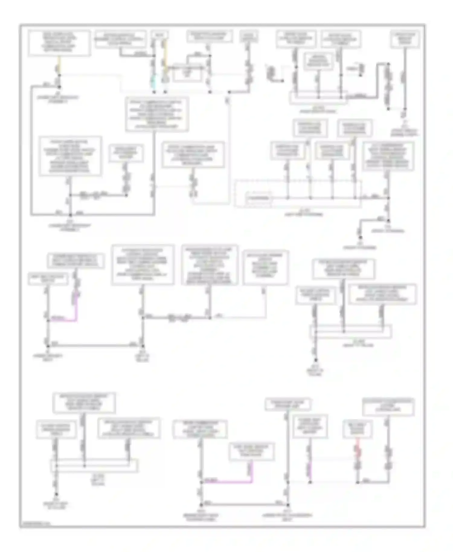 Wiring diagram back door opener switch, back-up lamp assembly lh, back-up lamp assembly rh for Nissan Rogue II (2013-2016) (1 of 1)