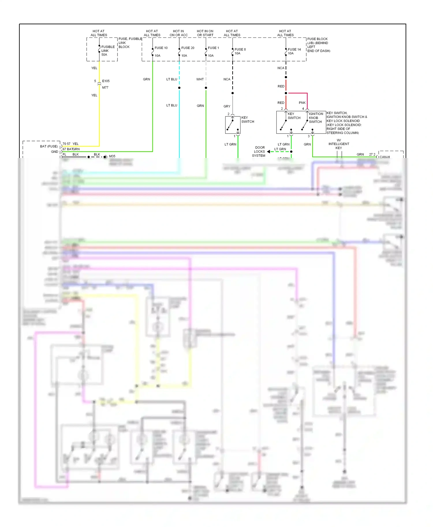 Wiring diagram blu for Nissan Rogue II (2013-2016) (91 of 117)
