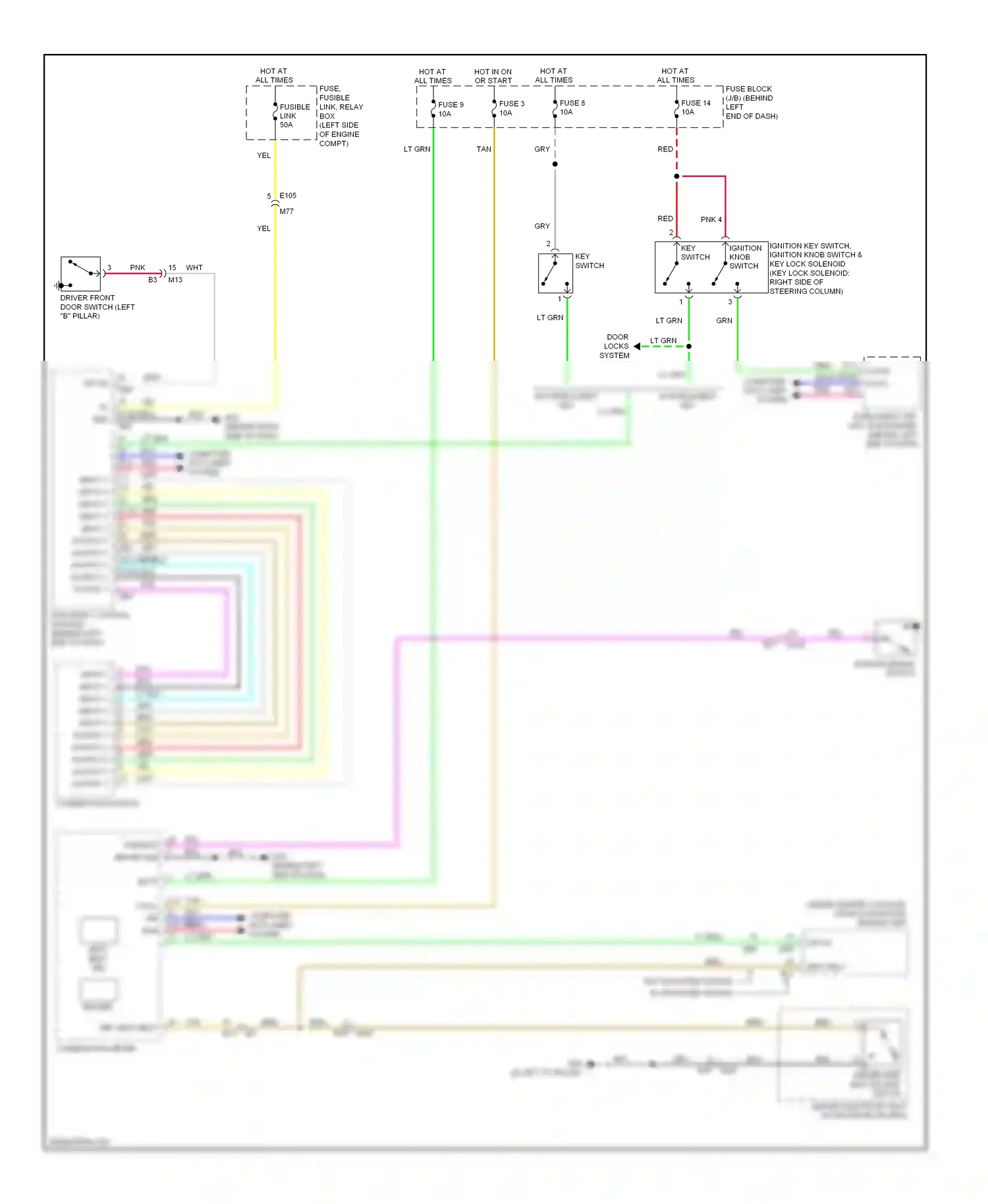 Wiring diagram blu for Nissan Rogue II (2013-2016) (111 of 117)